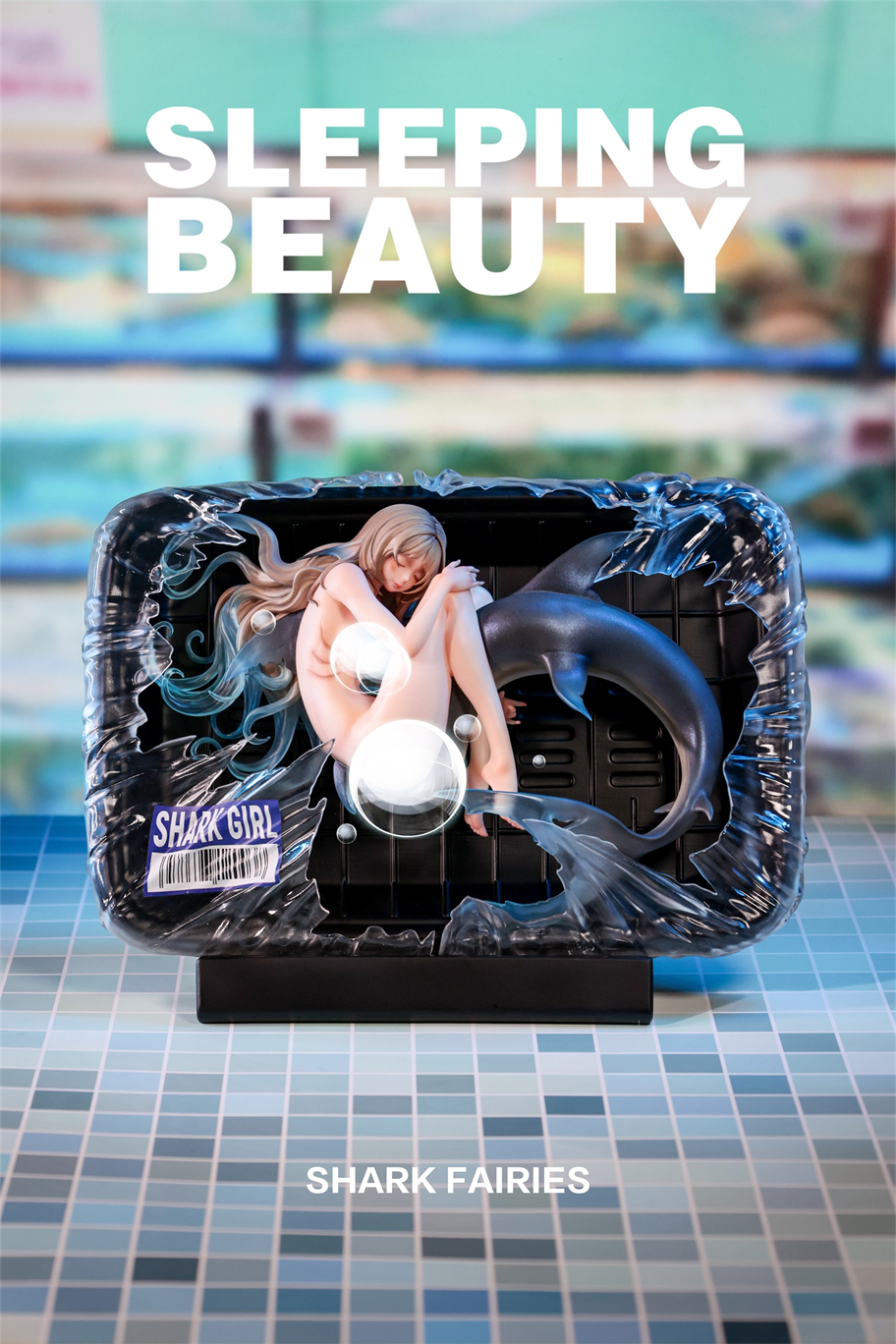 【Pre-sale】Sleeping Beauty-Shark Fairies-Black Fin and Silver Fin-WeArtDoing Studio