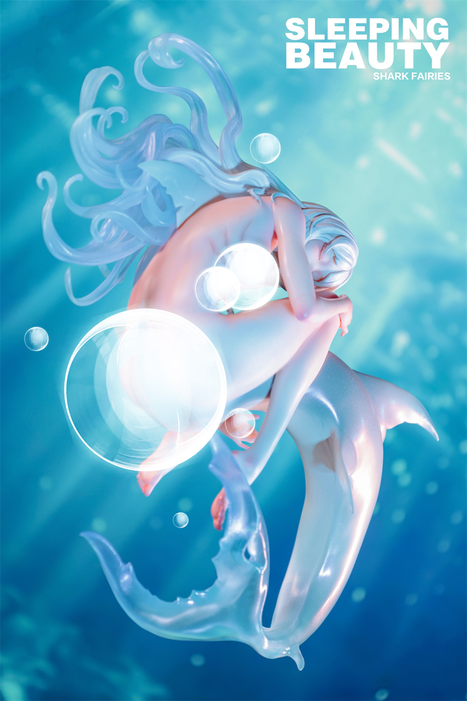 【Pre-sale】Sleeping Beauty-Shark Fairies-Black Fin and Silver Fin-WeArtDoing Studio