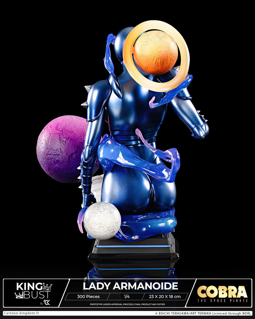 【Pre-sale】1/6 Scale Bust of The space pirate Cobra Lady Armanoide Licensed-Cartoon Kingdom Studio