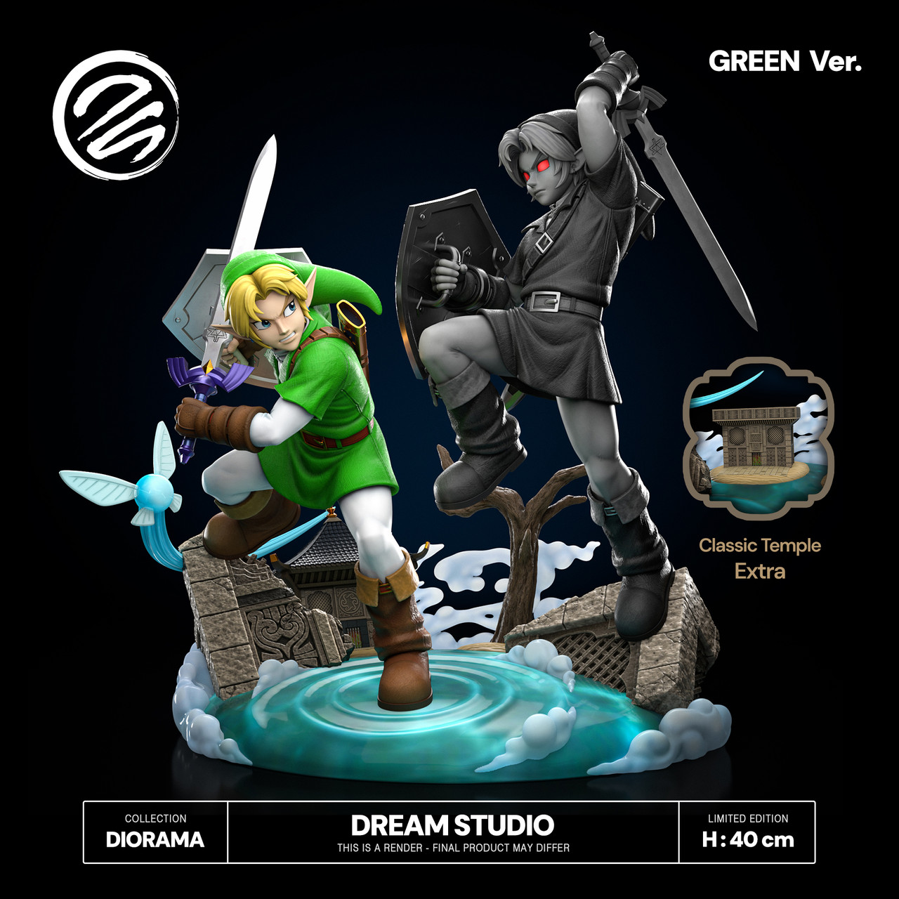 【Pre-sale】1/6 and 1/4 Scale Link VS Dark Link-Dream Studio