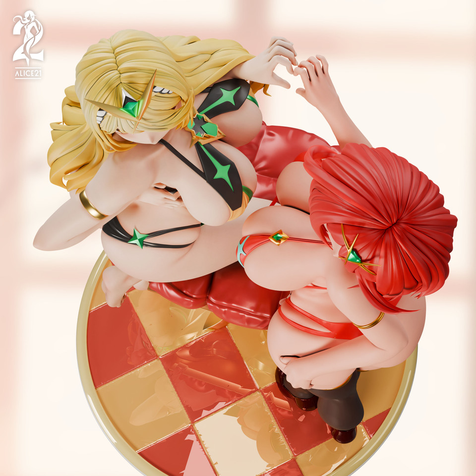 【Pre-sale】1/6 Scale Mythra and Pyra-Alice21 Studio