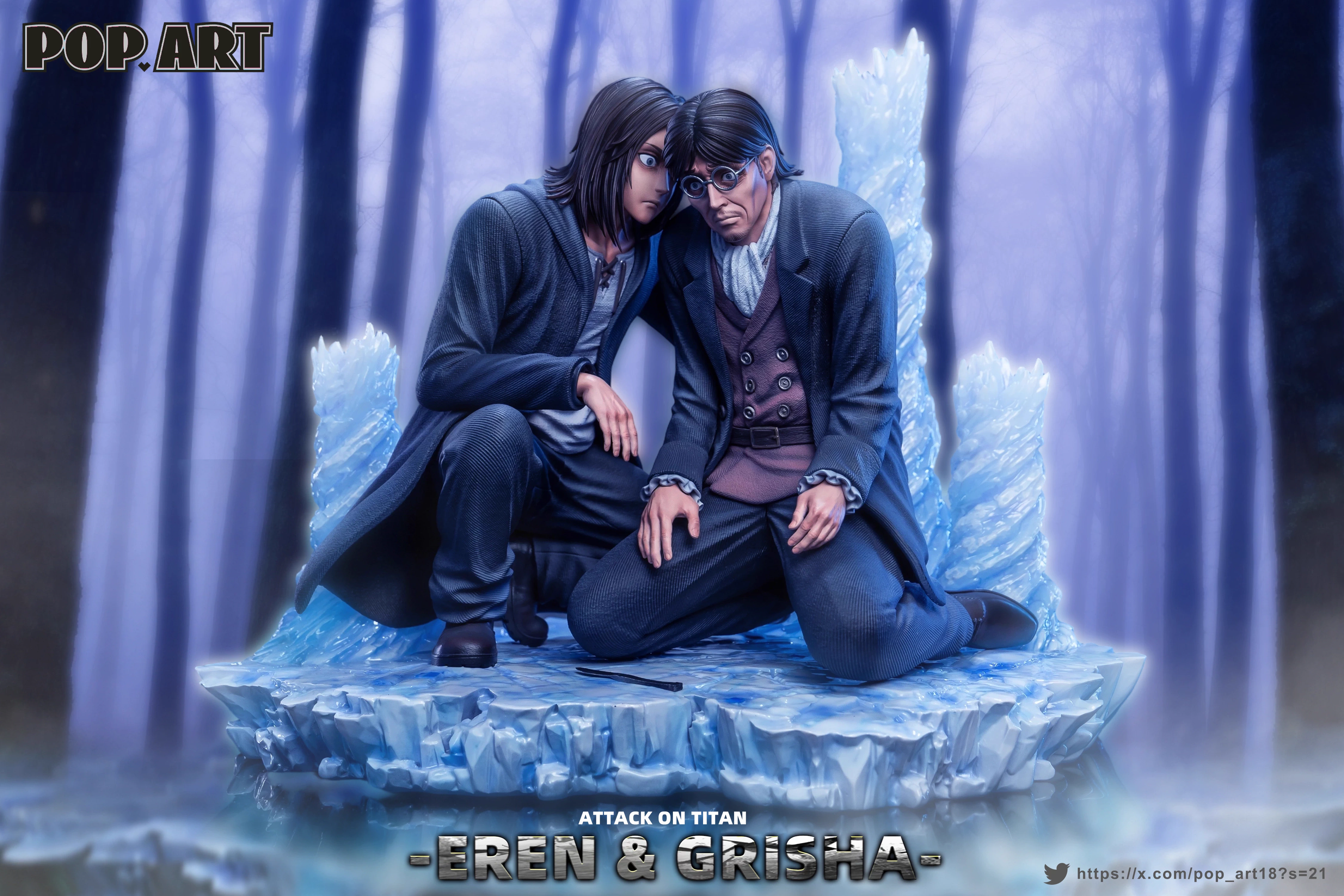 【Sold out】1/6 Scale Eren Jeager and Grisha Jaeger-POP.ART Studio