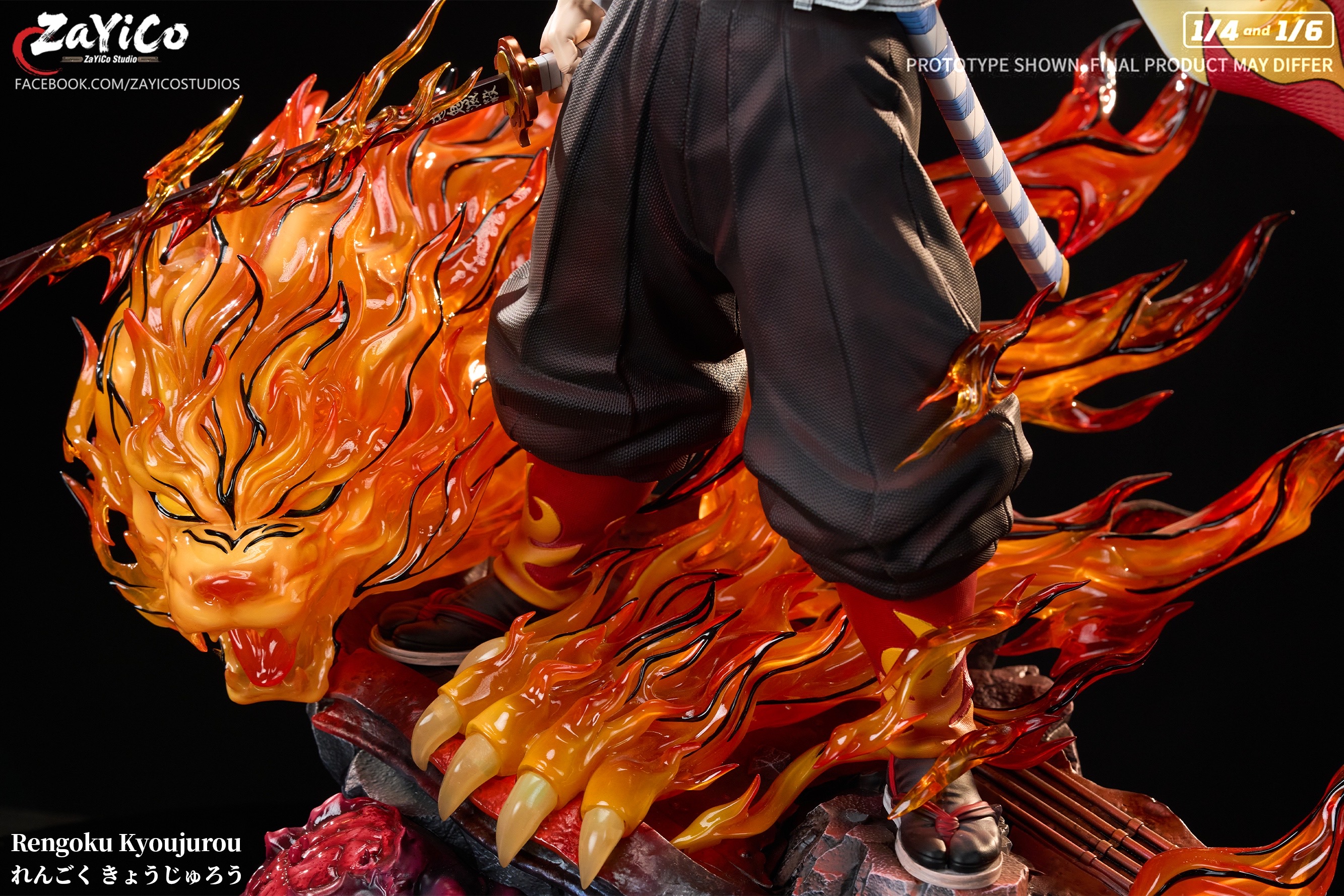 【Pre-sale】1/6 and 1/4 Scale Rengoku Kyoujurou with LED-Zayico Studio