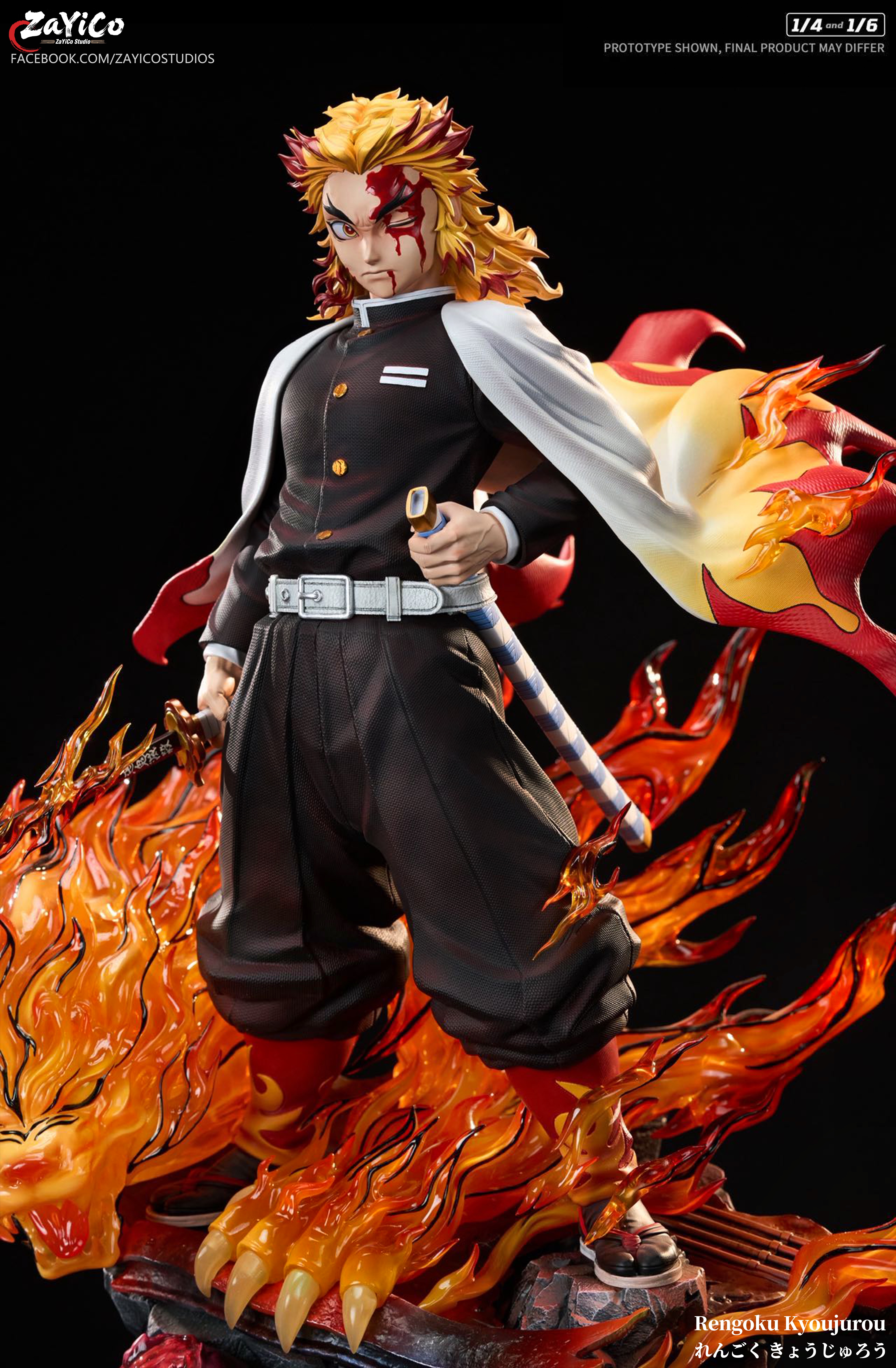 【Pre-sale】1/6 and 1/4 Scale Rengoku Kyoujurou with LED-Zayico Studio