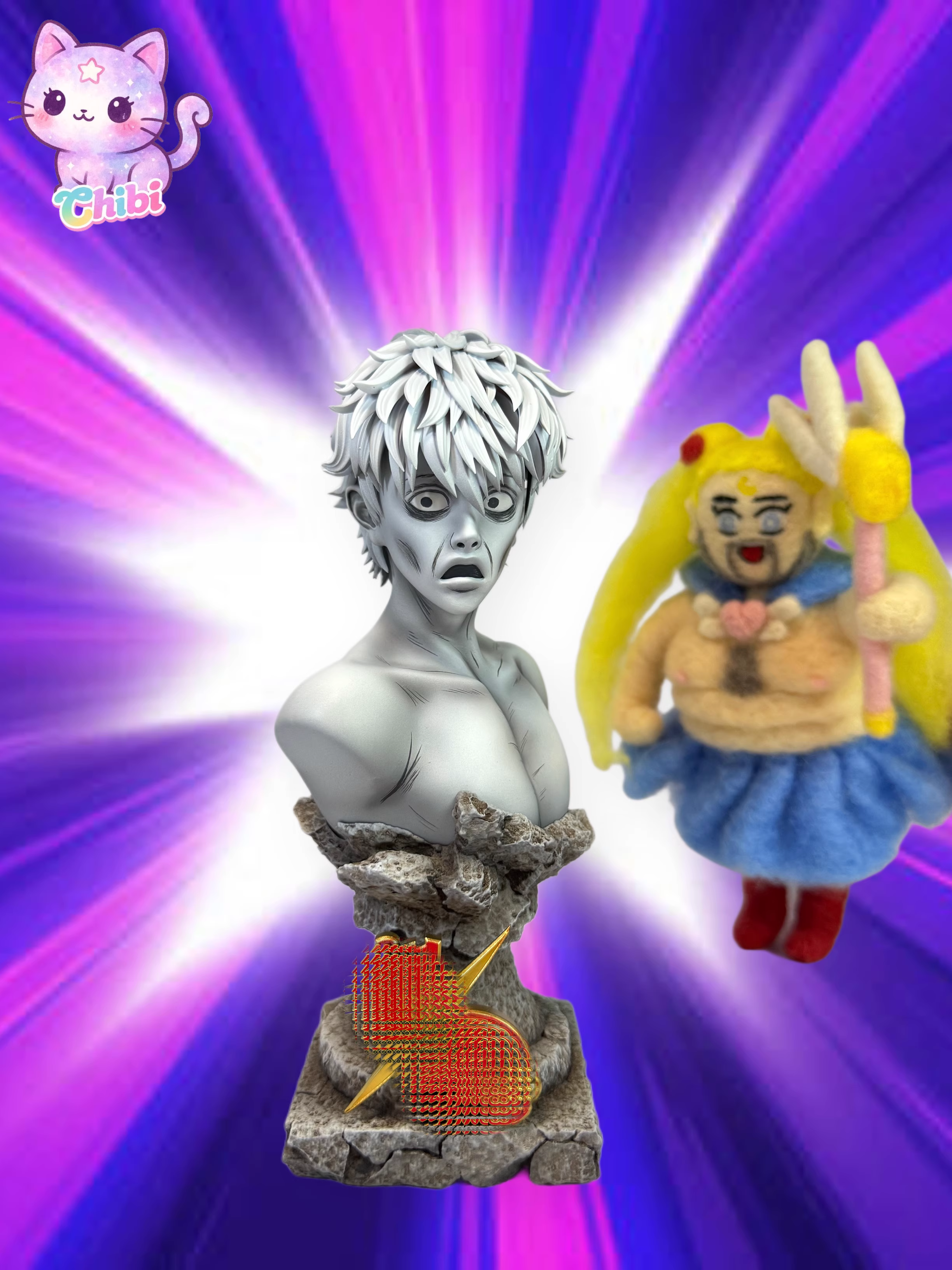 【Pre-sale】Bust of Sakata Gintoki-Chibi Studio