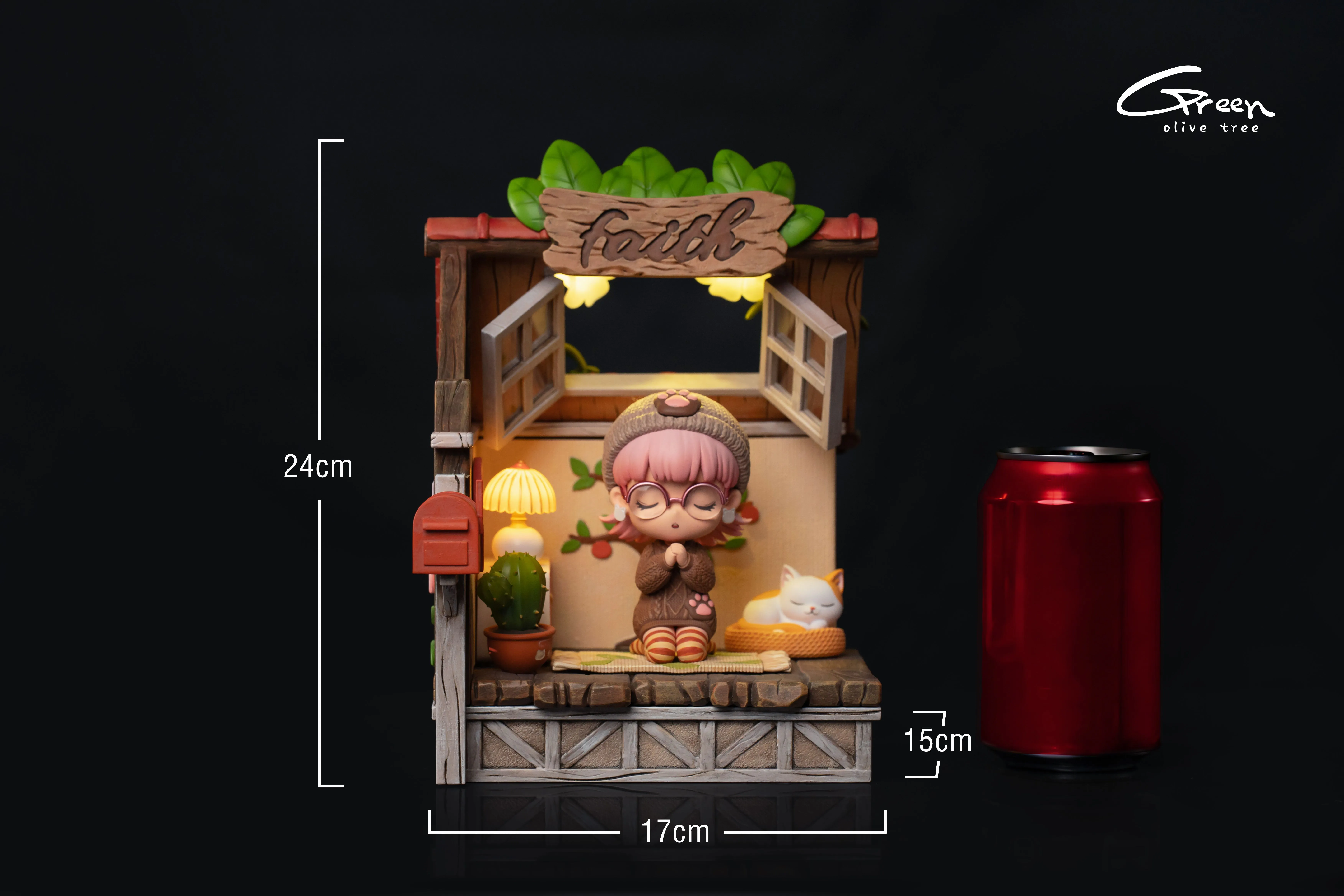 【Pre-sale】Praying Phoebe-Green Olive Tree Studio