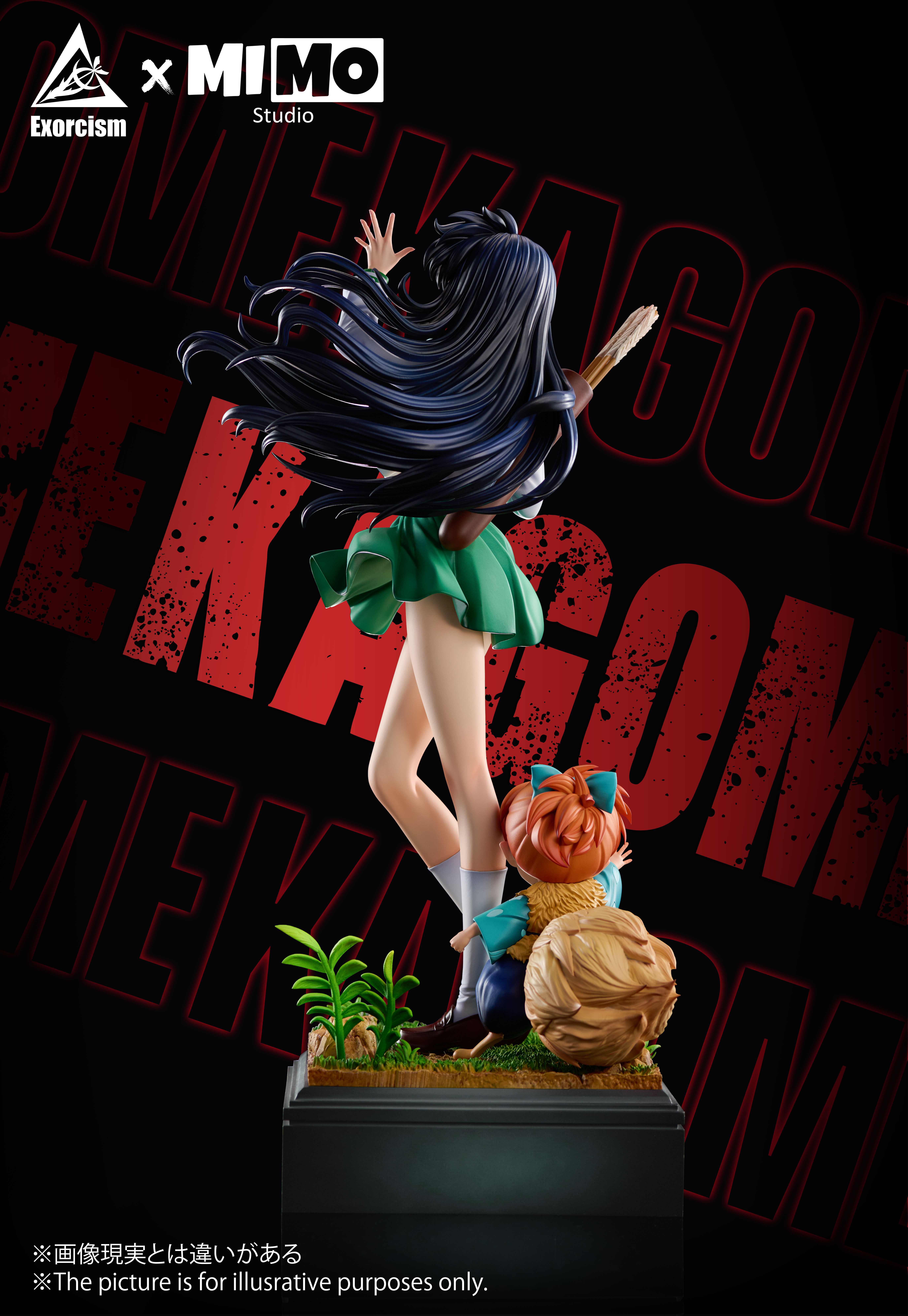 【Pre-sale】1/6 Scale Higurashi Kagome and Shippo-Exorcism Studio x Mimo Studio