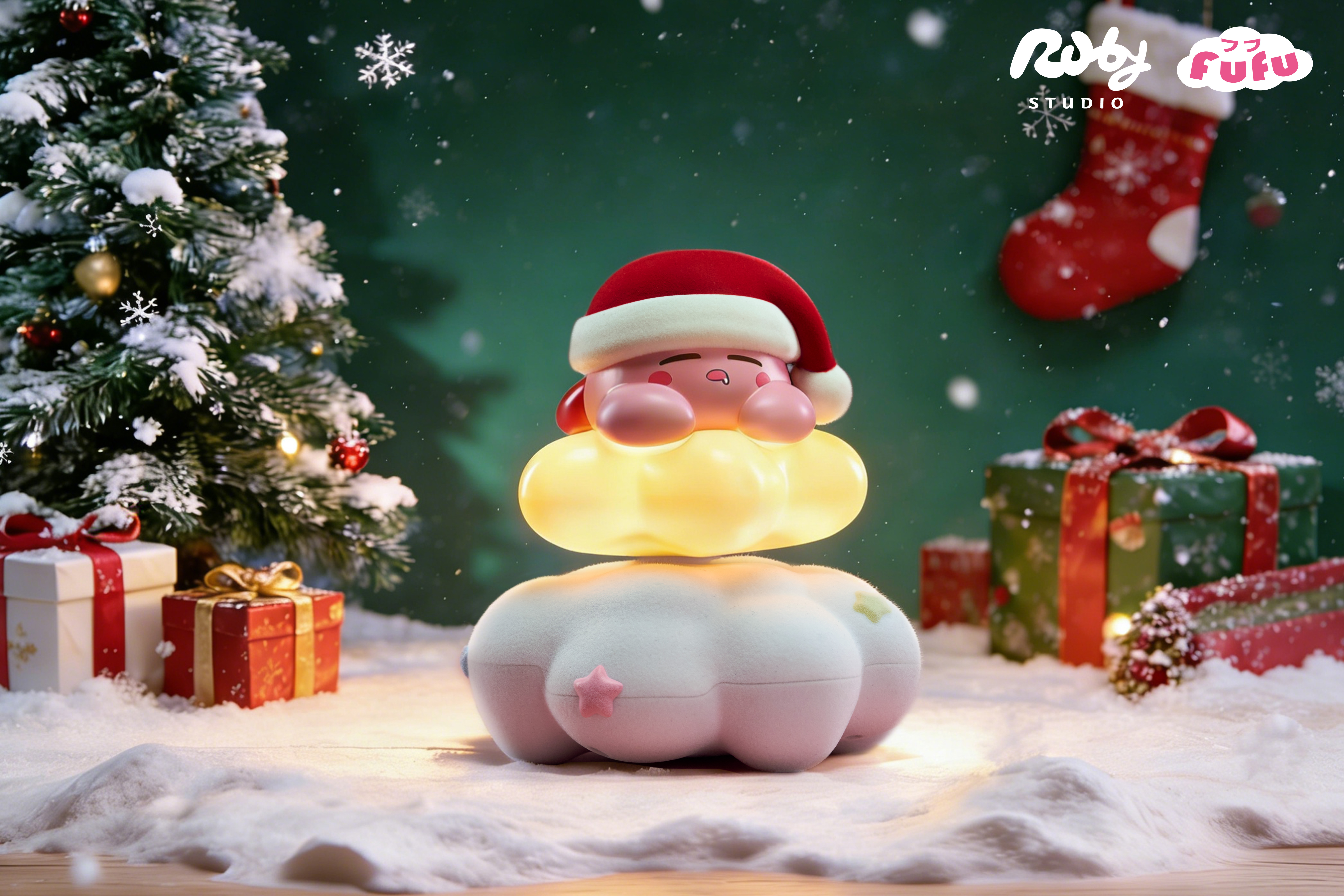 【Pre-sale】Magnetic Levitation Night Light Kirby-Pokemon-Ruby Studio