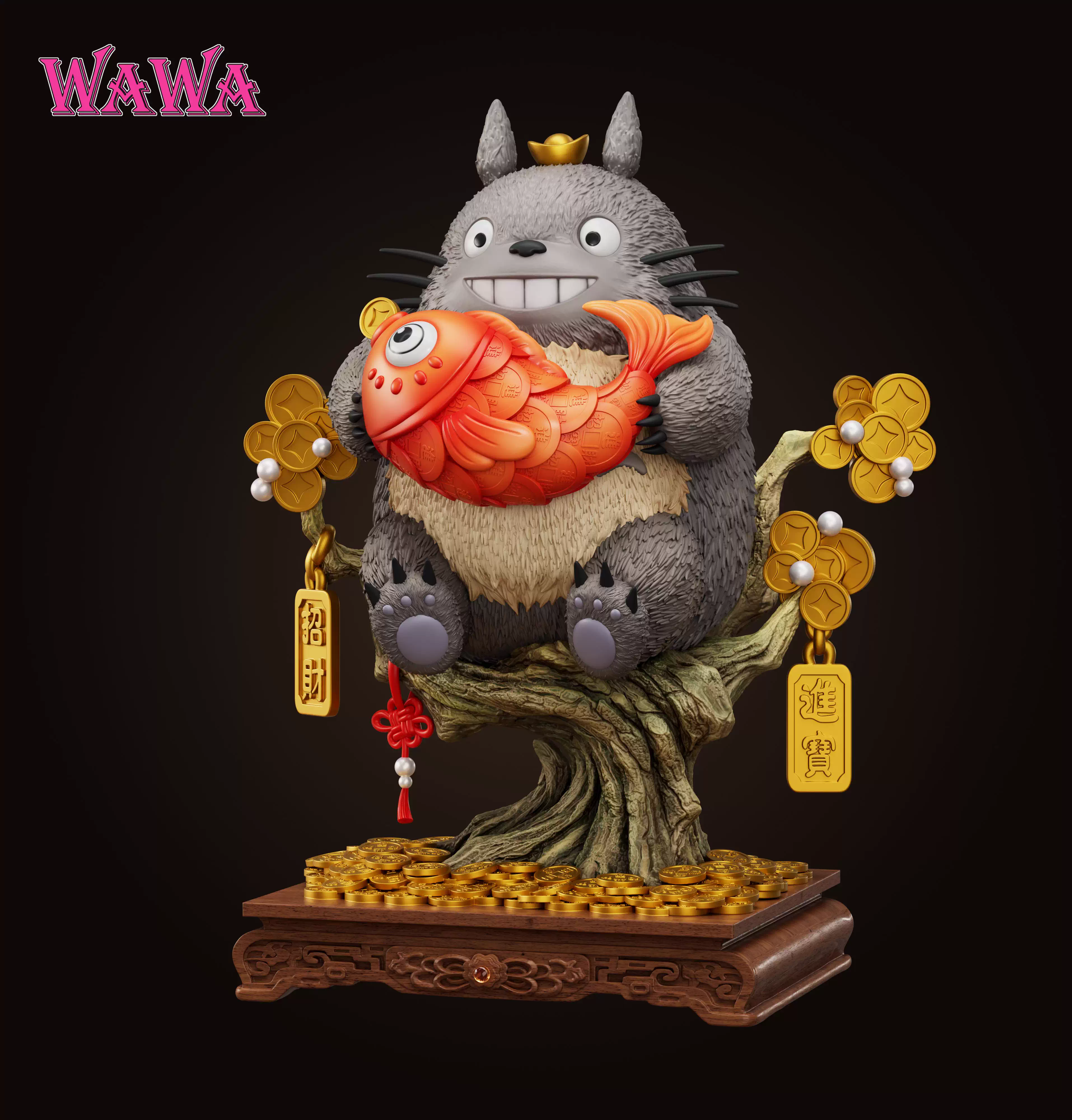 【Pre-sale】Treasure Bowl Totoro-wawa Studio