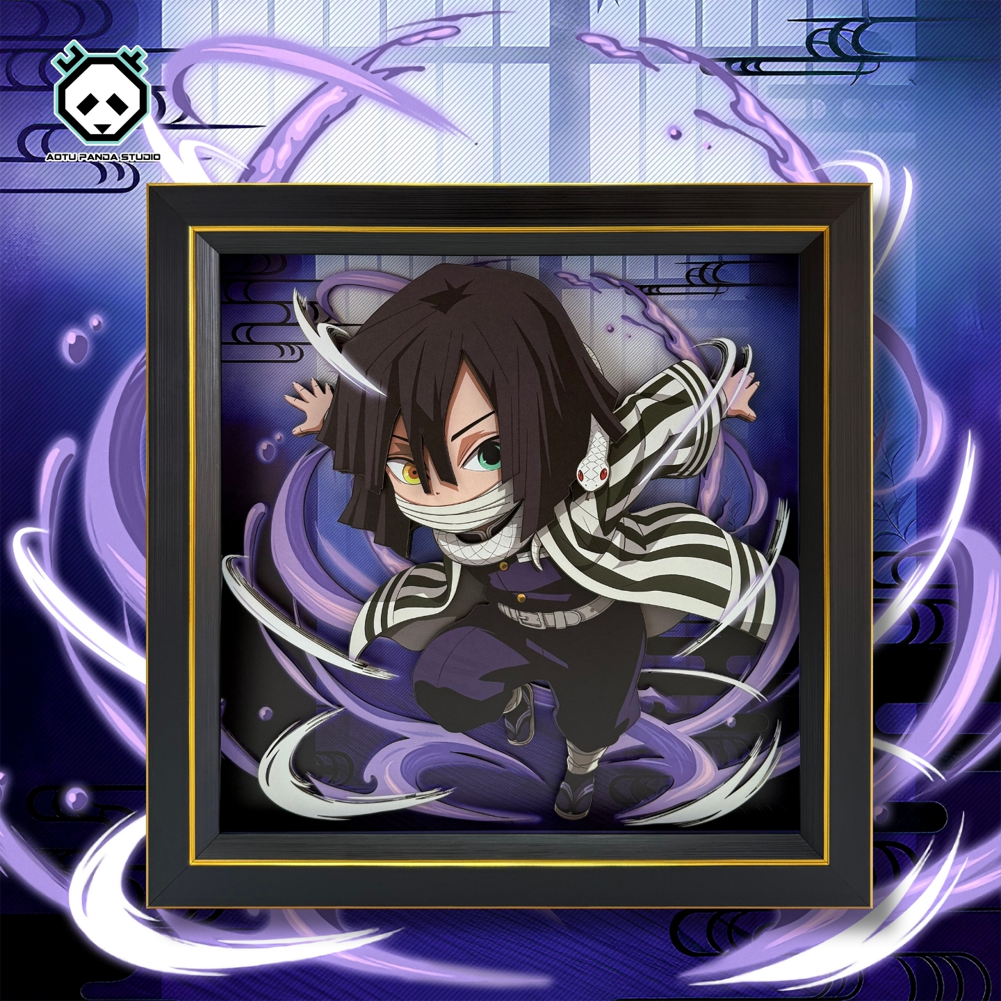 【In stock】Decorative Painting of Iguro Obanai-Aotu Panda Studio