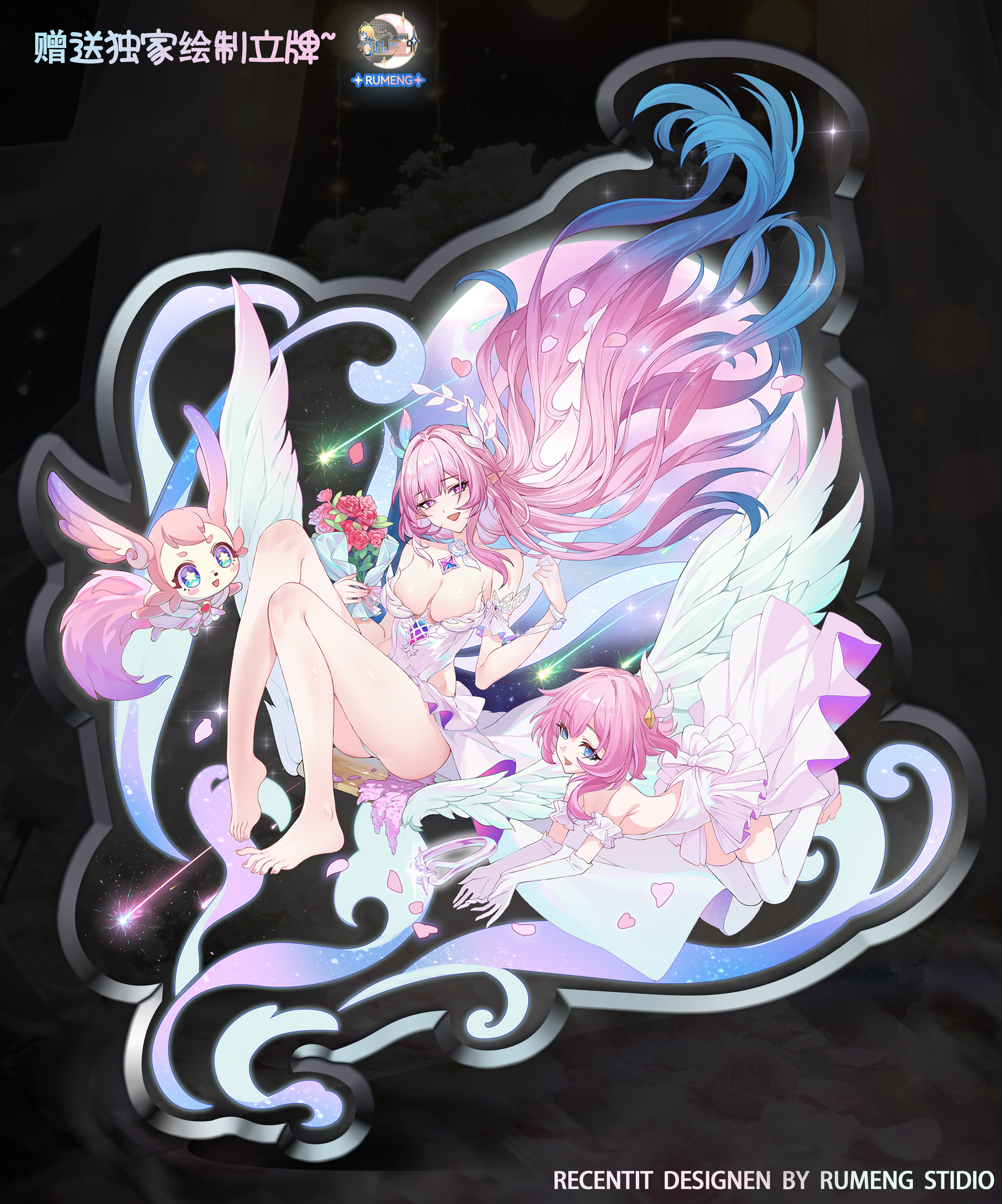 【Pre-sale】1/6 Scale Wedding Dress Cyrene-RuMengShe Studio