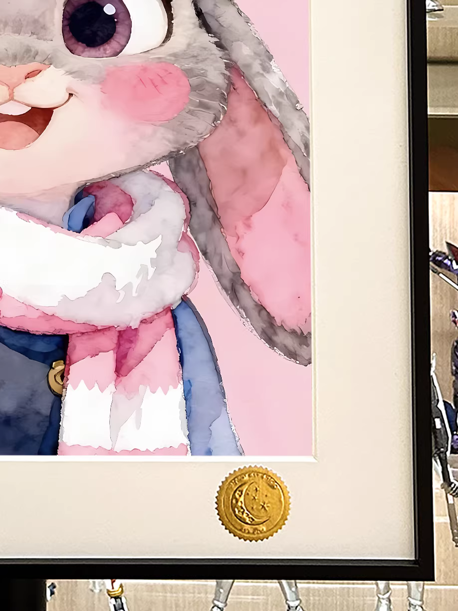 【Pre-sale】Decorative Painting of Pink Judy and Nick-XingKong Studio