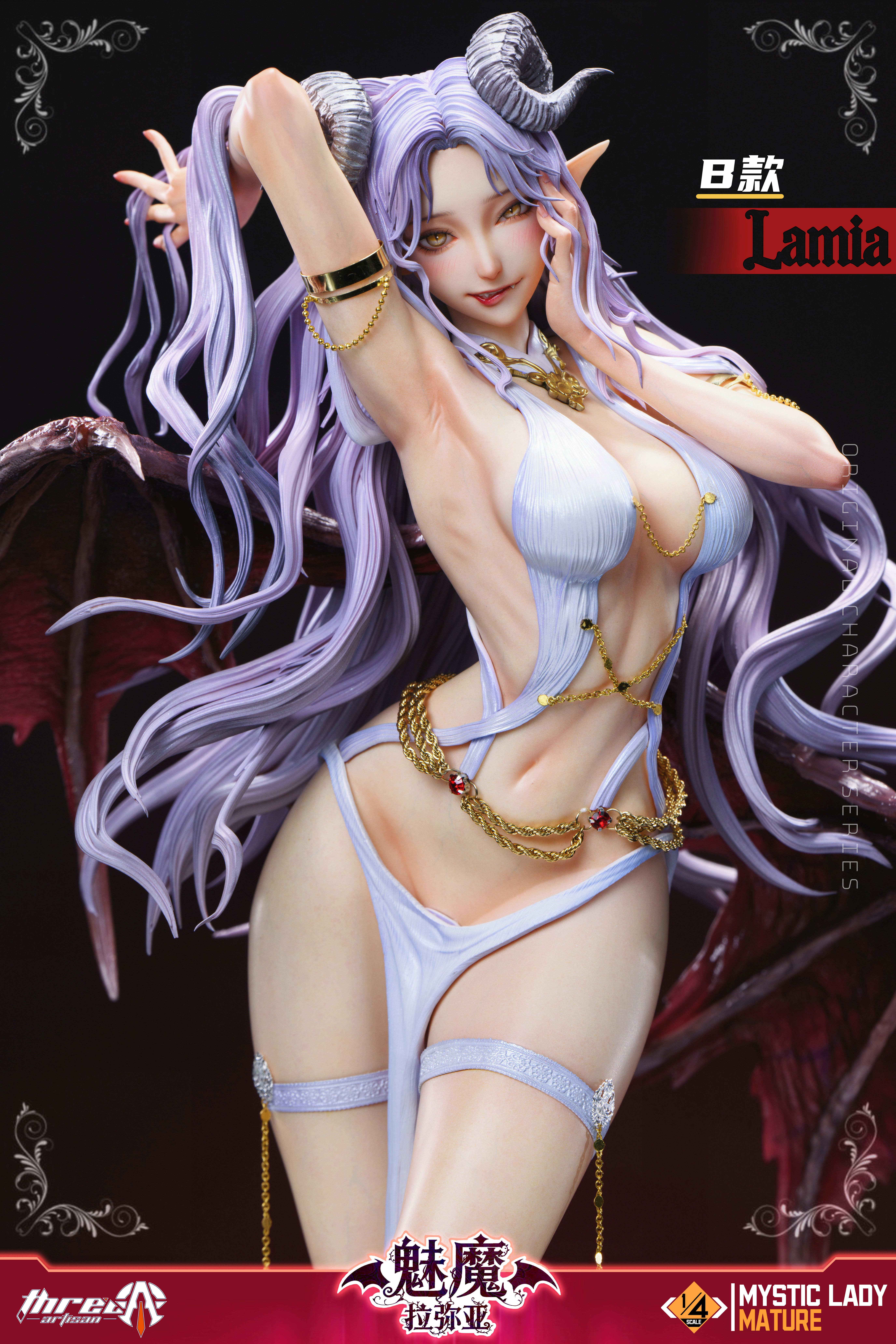 【Pre-sale】1/4 Scale Mystic Lady Series Vol.2 Succubus Lamia-Three Artisan Studio