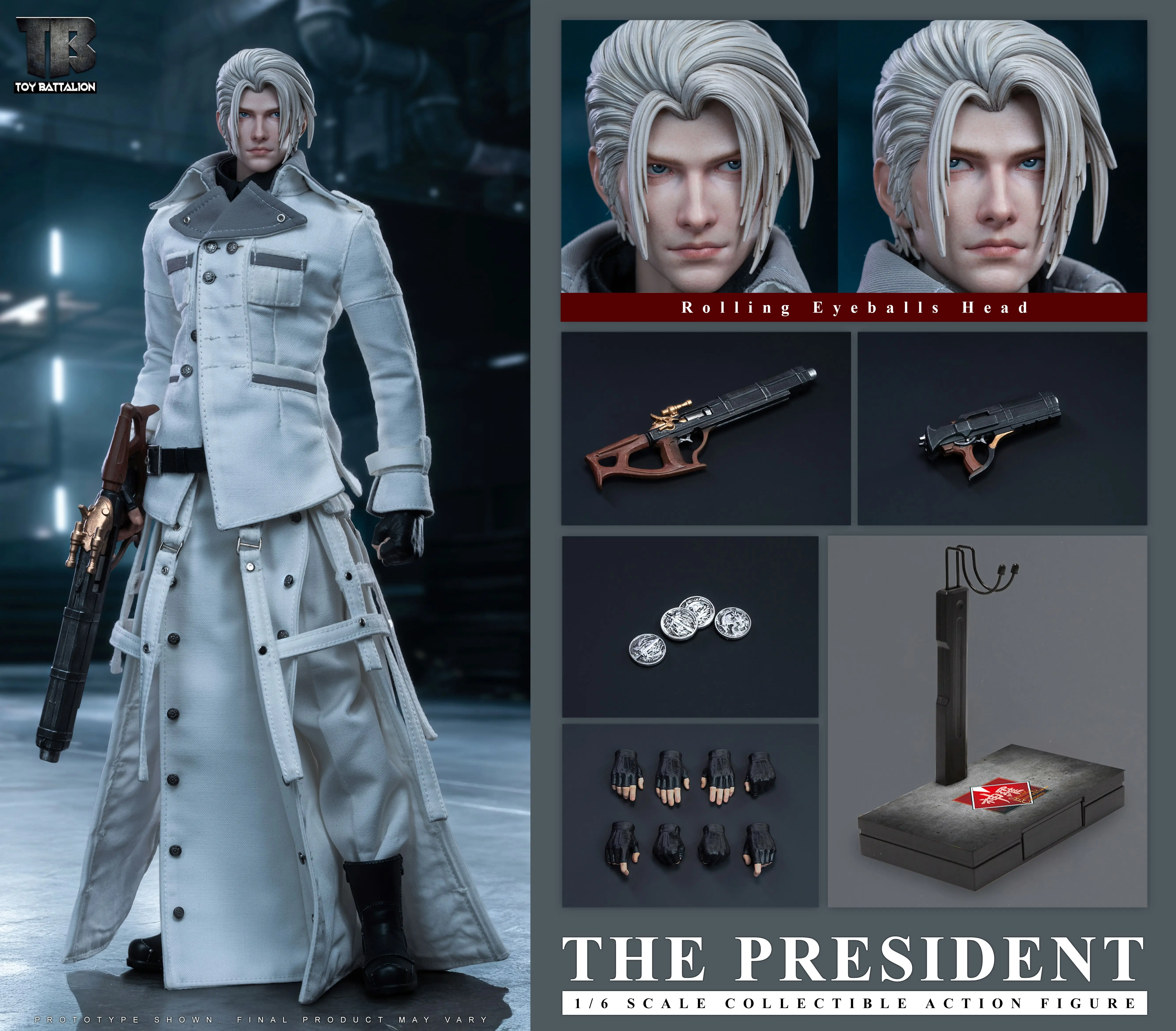 【Pre-sale】1/6 Scale TB028 The President-TOYS BATTALION Studio