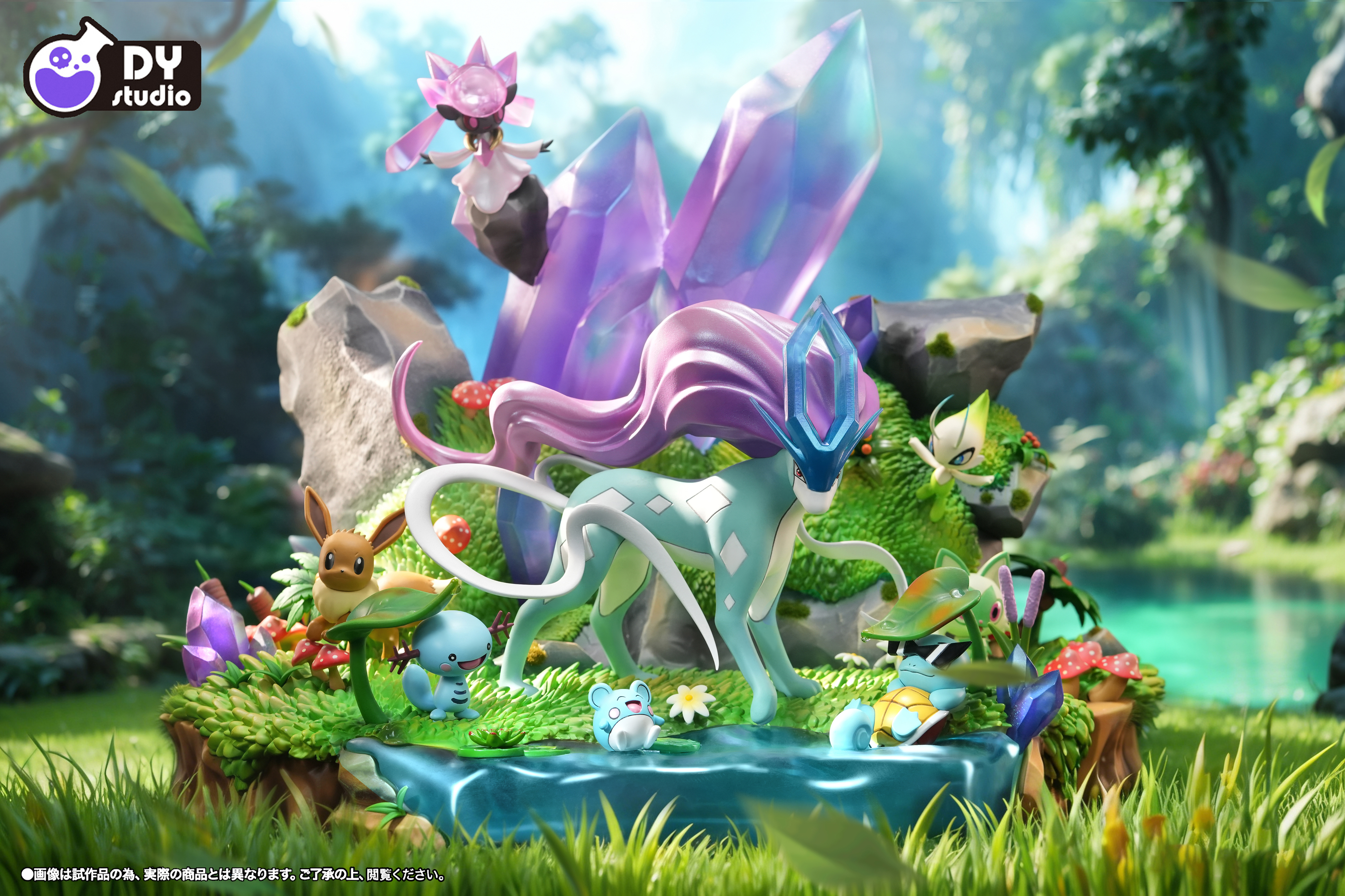 【Pre-sale】1/6 Scale Suicune and Pokémon in the Afternoon Sun-DY Studio
