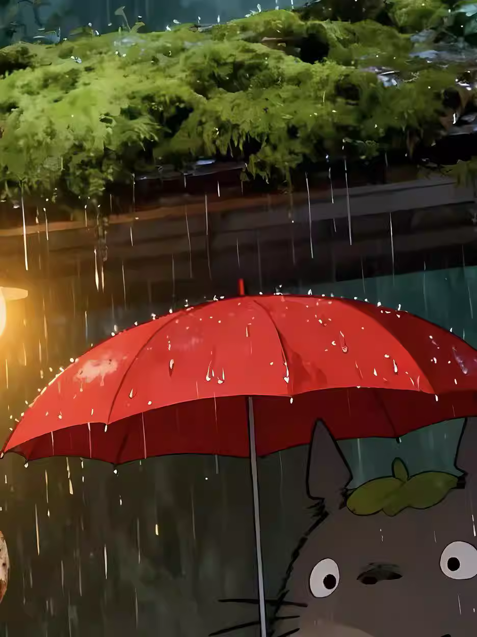 【Pre-sale】Decorative Painting of Rainy Night Totoro-XingKong Studio