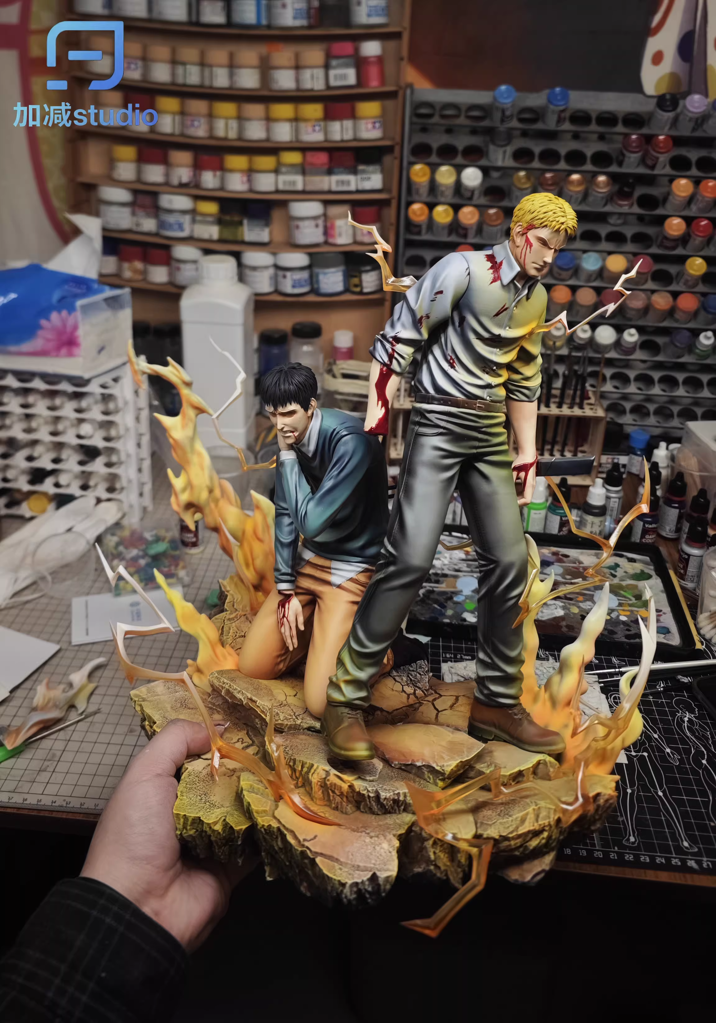 【Pre-sale】1/6 Scale Reiner Braun, Bertholdt Hoover and Eren Jaeger-JiaJian Studio