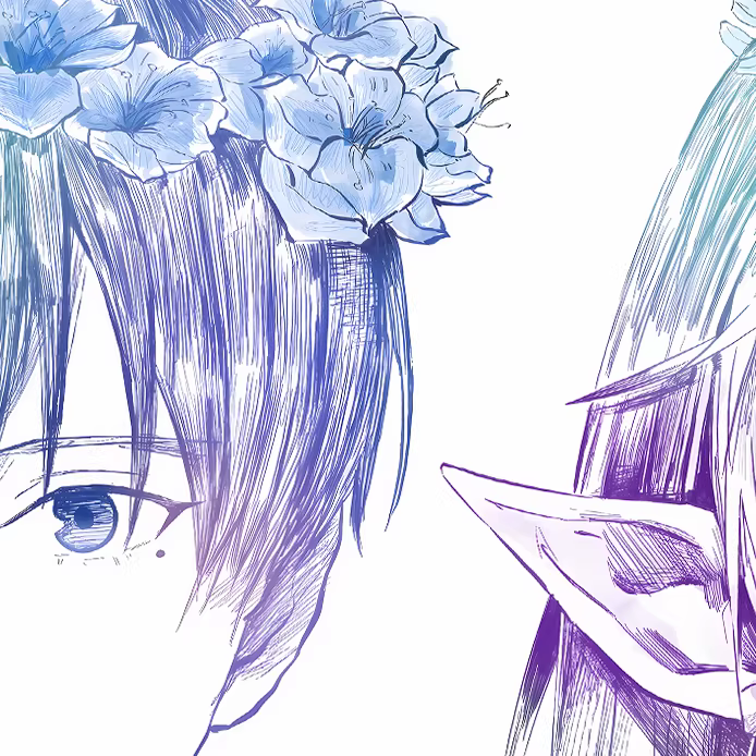 【Pre-sale】Decorative Painting of Frieren and Himmel-XingKong Studio