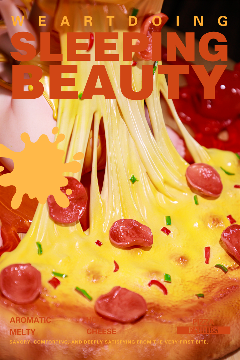 【Pre-sale】Sleeping Beauty-Pizza Fairies-Cheese Supreme and Classic Tomato-WeArtDoing Studio