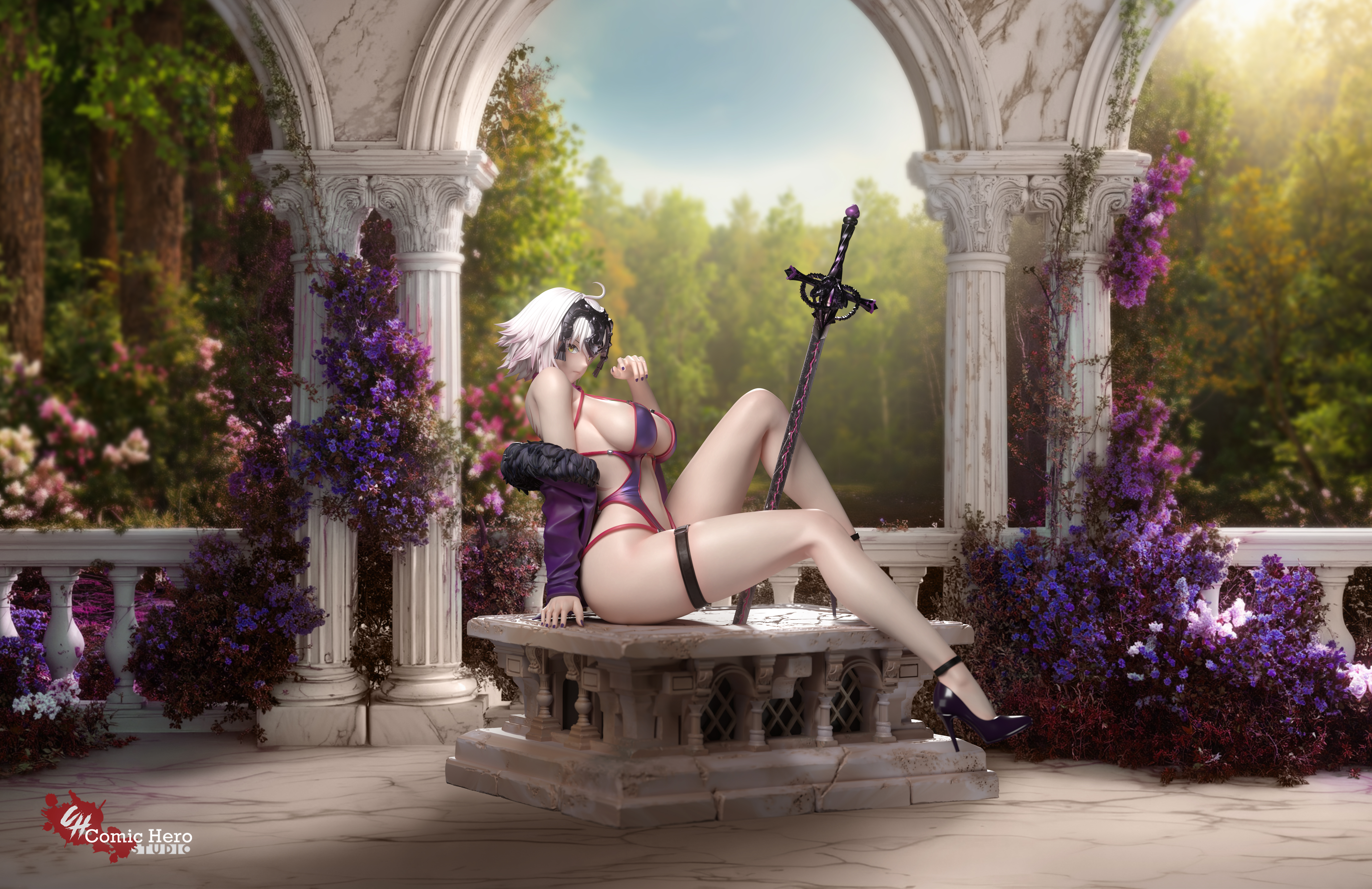 【Pre-sale】1/6 Scale Swimming Suit Joan of Arc-Comic Hero Studio