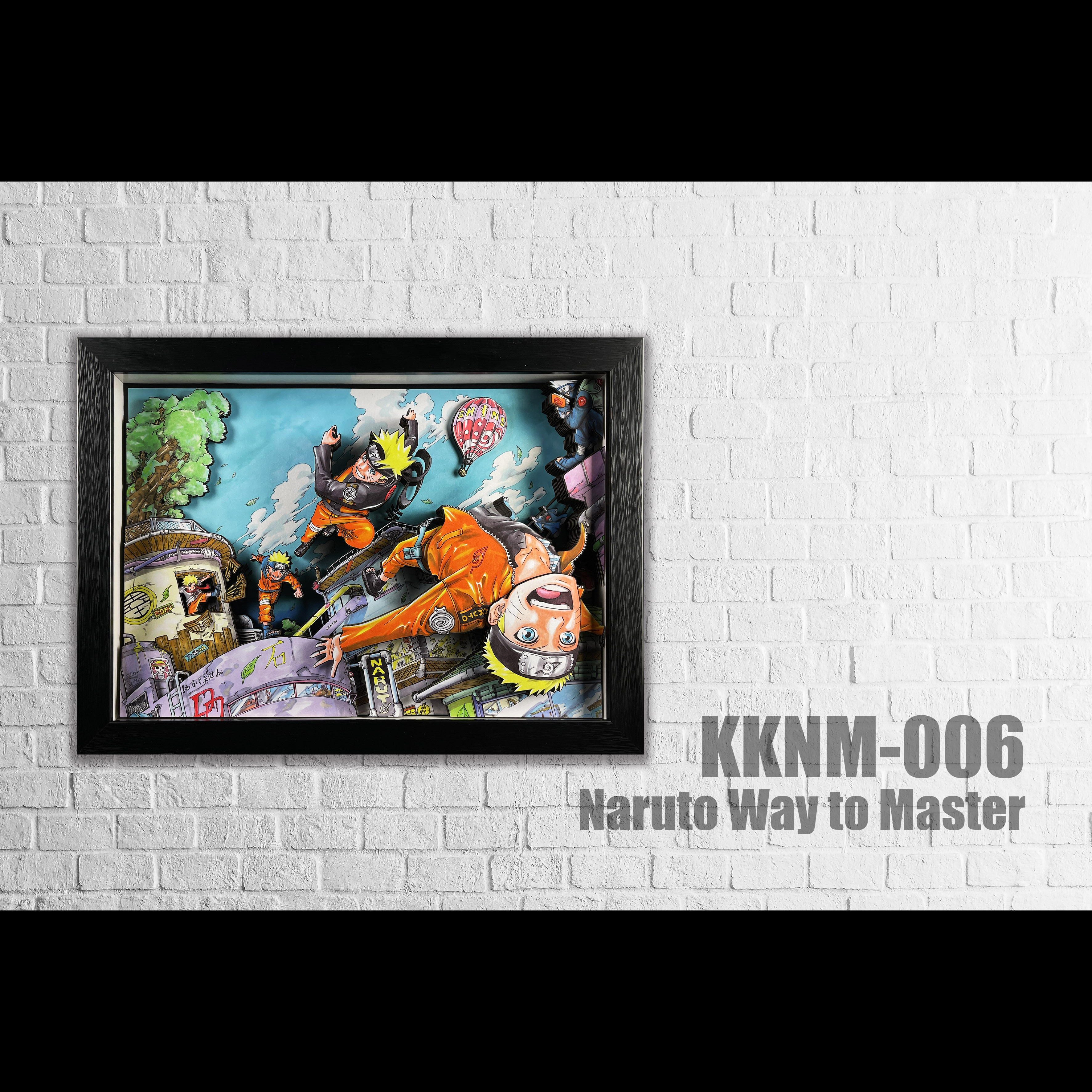 【Pre-sale】Decorative Painting of Naruto Way to Master-Black and White Studio