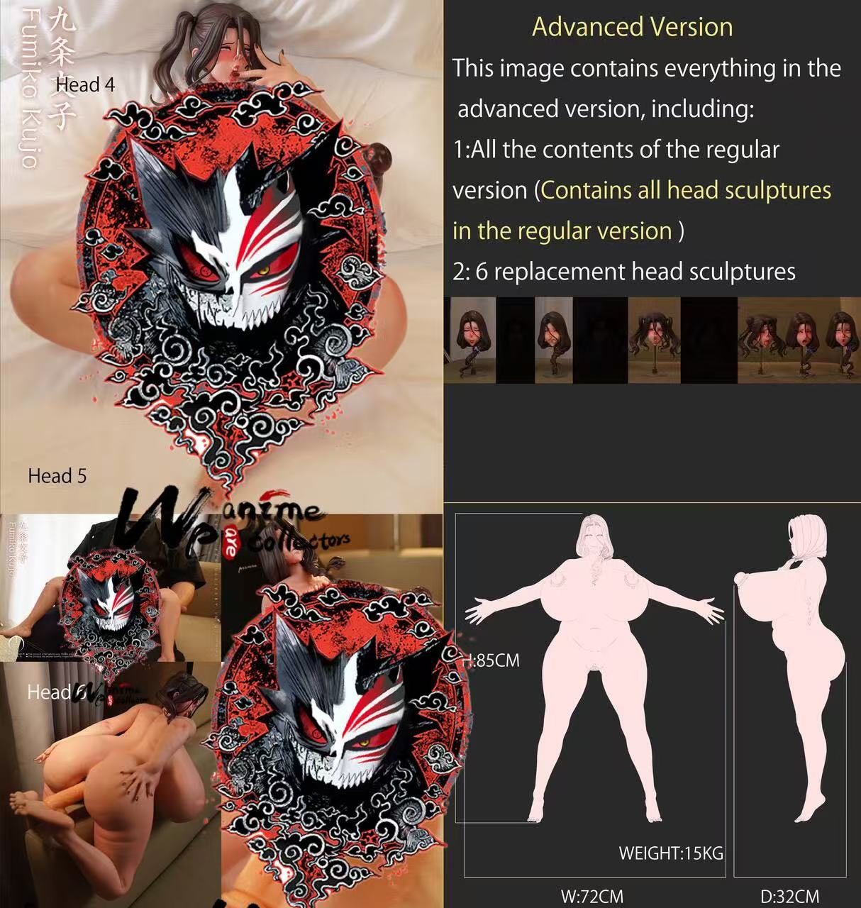 【Pre-sale】1/2 Scale Fumiko kujo Silicon Doll-Sir Rouge Studio