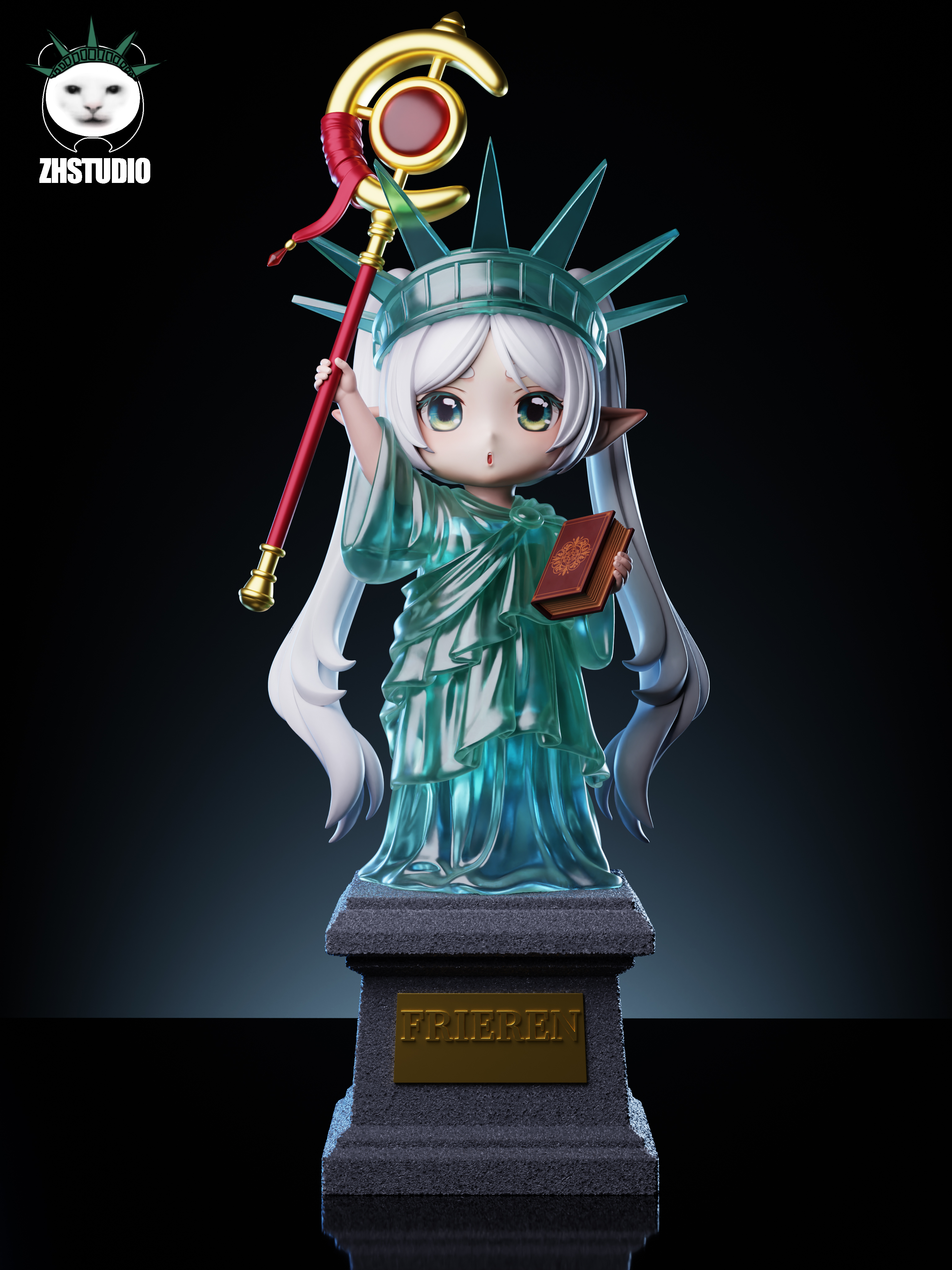 【Pre-sale】Anya and Frieren cos Statue of Liberty-ZH Studio