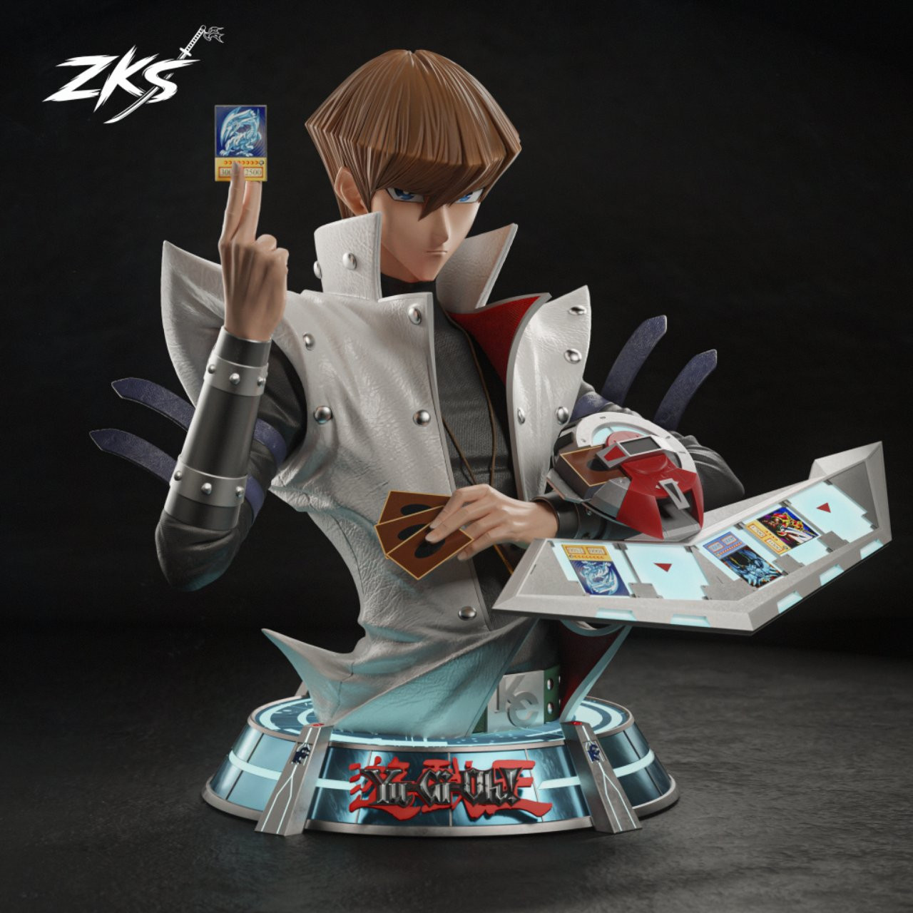 【Pre-sale】Bust of Seto Kaiba with LED-Zenkai Studio