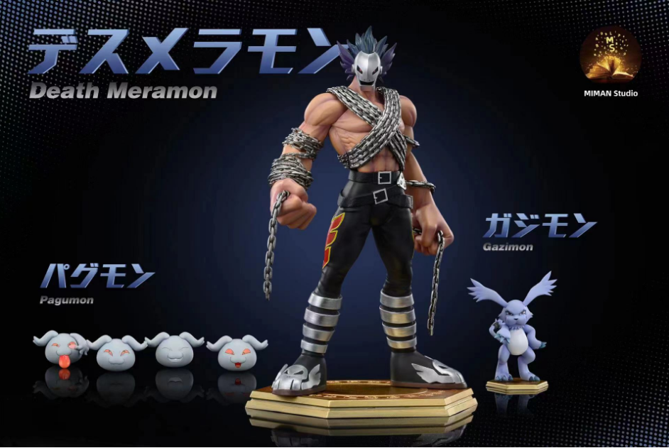 【Sold out】Death Meramon, Gazimon & Pagumon-Digimon-MIMAN Studio