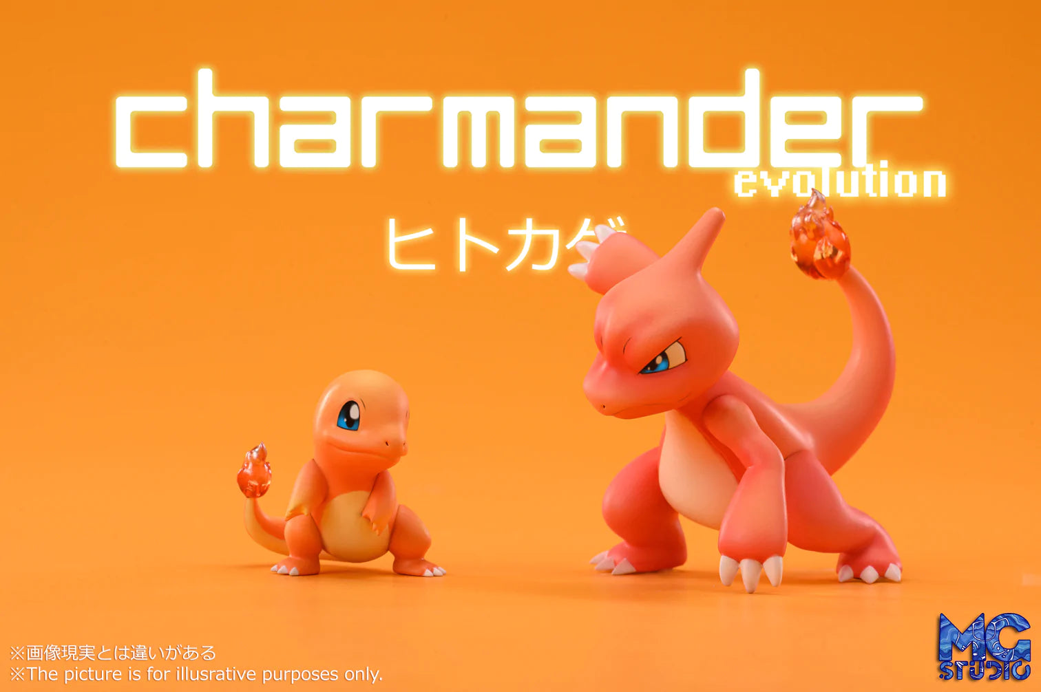 【Pre-sale】1/20 Scale World Zukan Evolutionary Combination Series Charizard Family-Pokemon- MG Studio