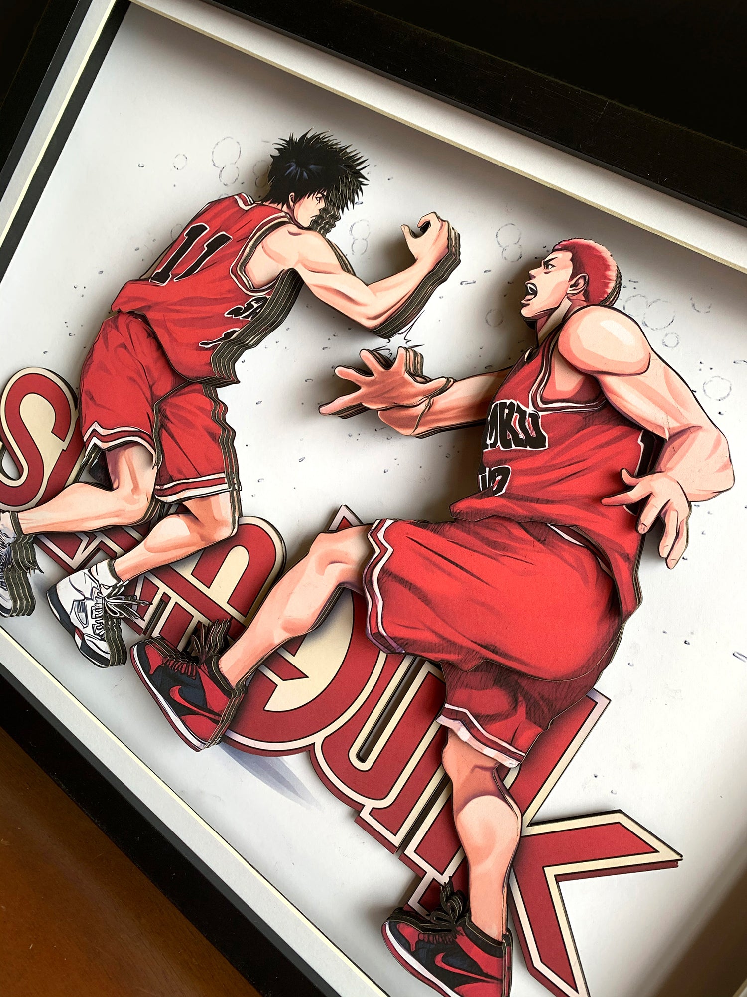 【In stock】Decorative Painting of Rukawa Kaede & Sakuragi Hanamichi-Slam Dunk-Mystical Art Studio
