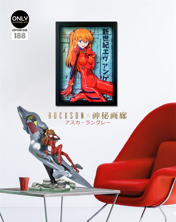 【Pre-sale】Asuka Langley Soryu 3D Decoration Painting-Evangelion-Mystical Art Studio