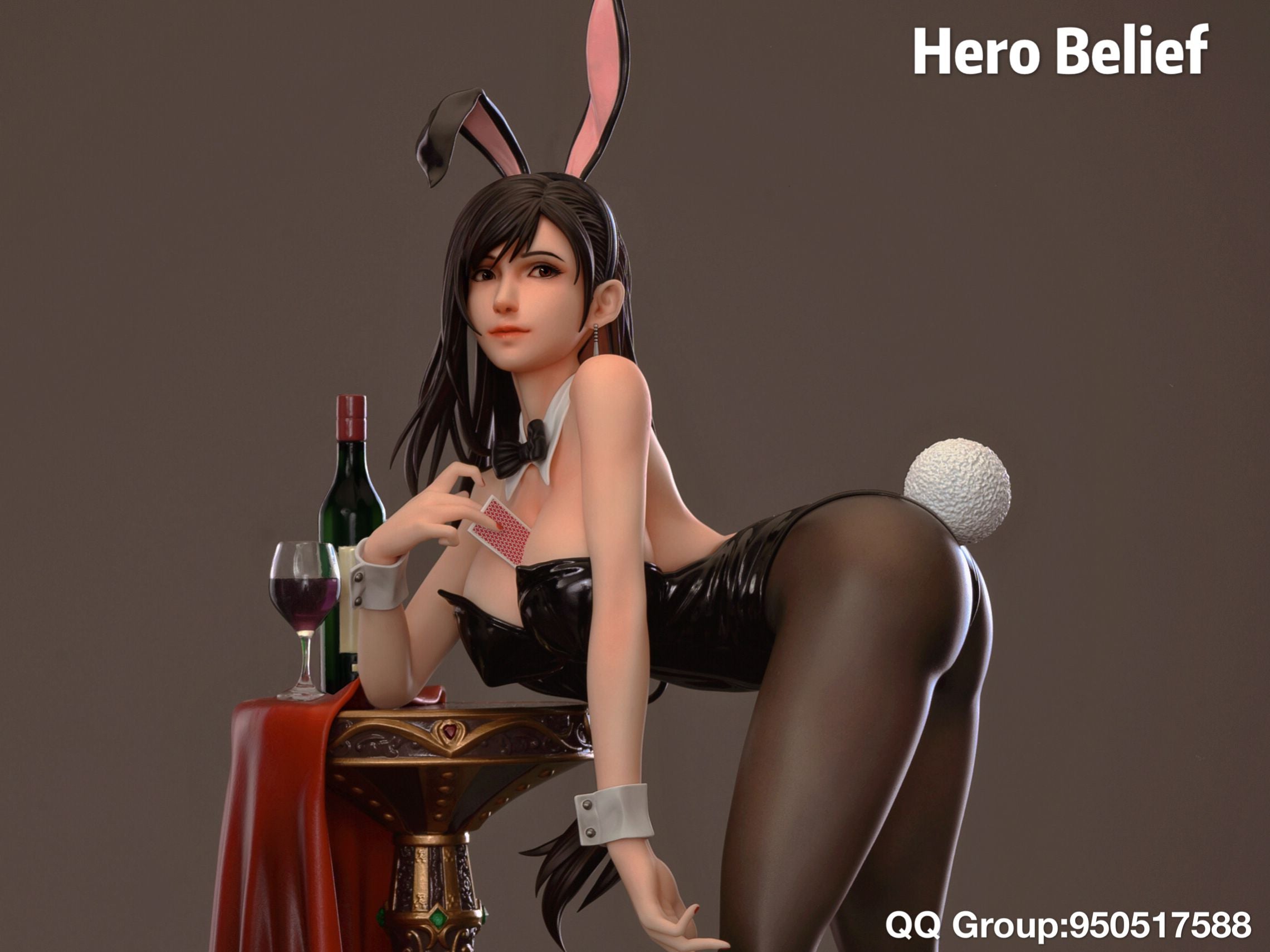 【In stock】1/4 Bunny Girl Tifa Lockhart-Final Fantasy-HB studio