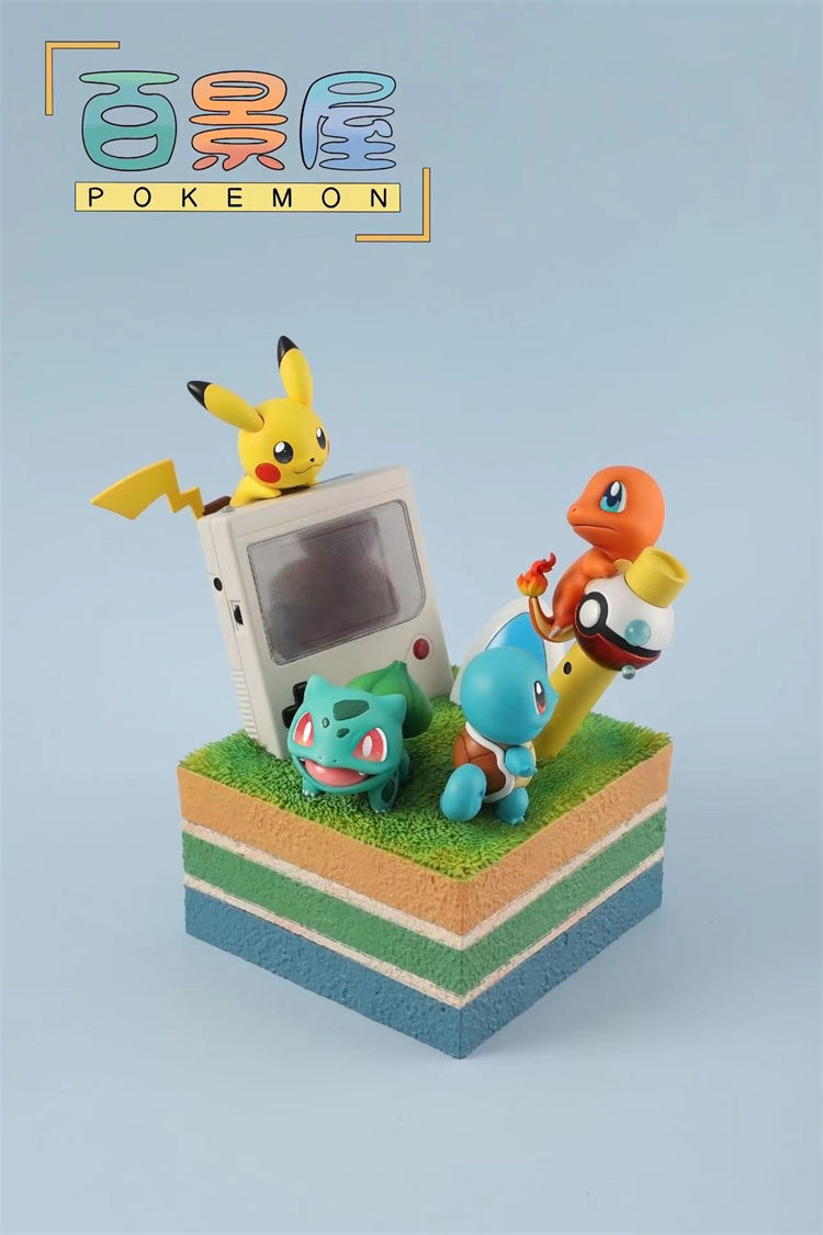 【Sold out】Unevolved Starter Pokemon Series Pikachu, Charmander, Squirtle & Bulbasaur-Pokemon-BaiJingWu Studio