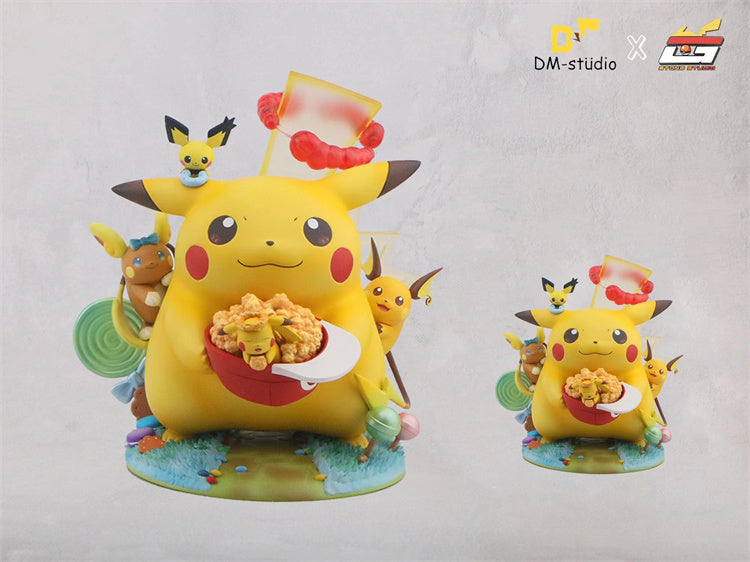 【Pre-sale】Small & Big Scale Pikachu Family-Pokemon-DM Studio