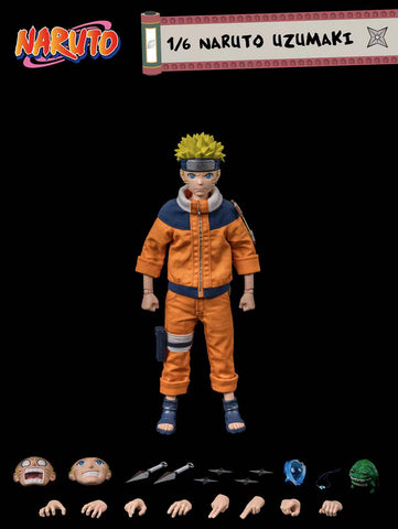 【Pre-sale】1/6 Scale Licensed Movable Uzumaki Naruto-THREEZERO