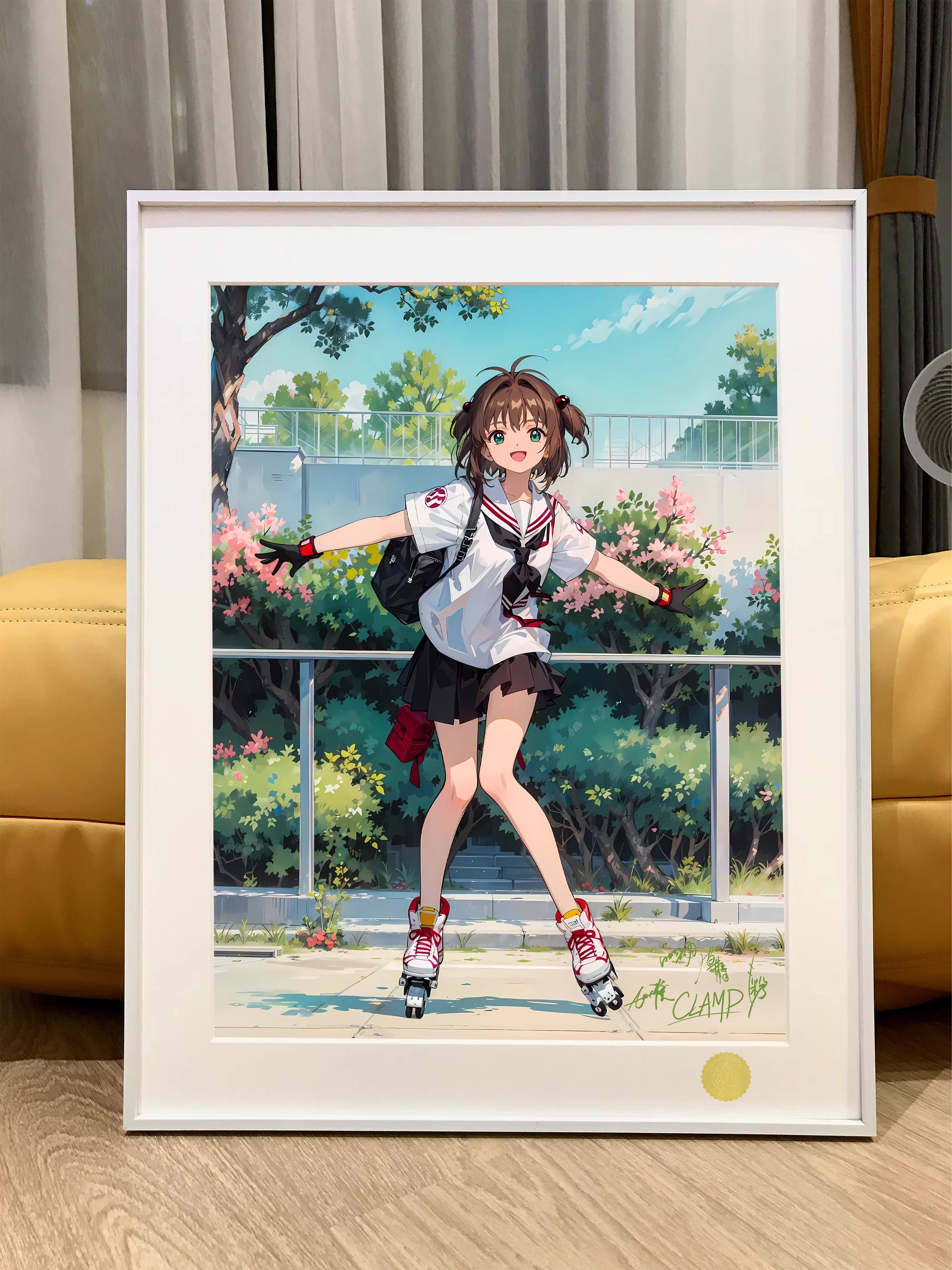 【Pre-sale】Decorative Painting of Roller Skating Sakura-Card Captor-XingKong Studio