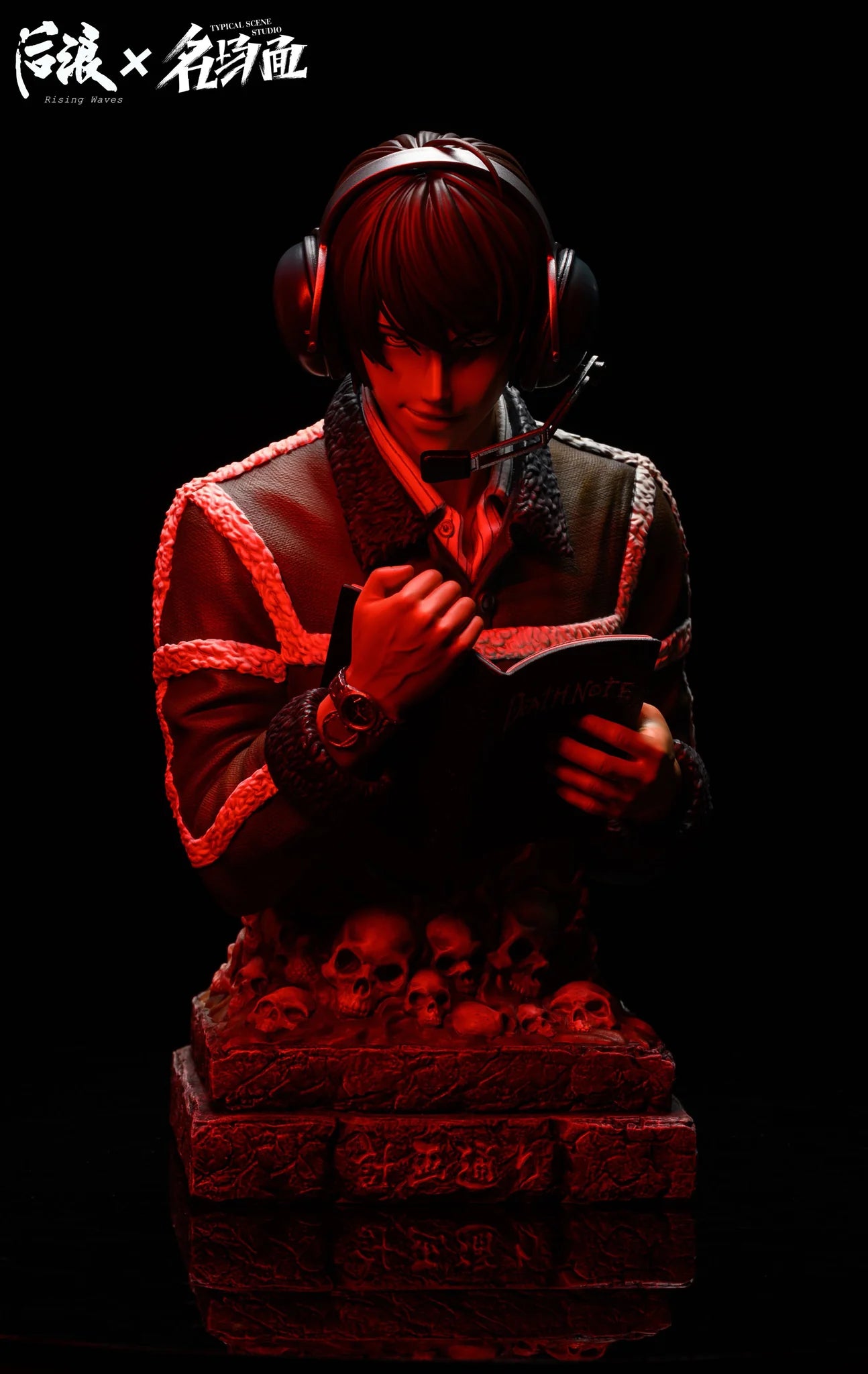 【Sold out no more】1/3 Scale Light Yagami Bust Statue - Death Note  - Rising Waves Studio