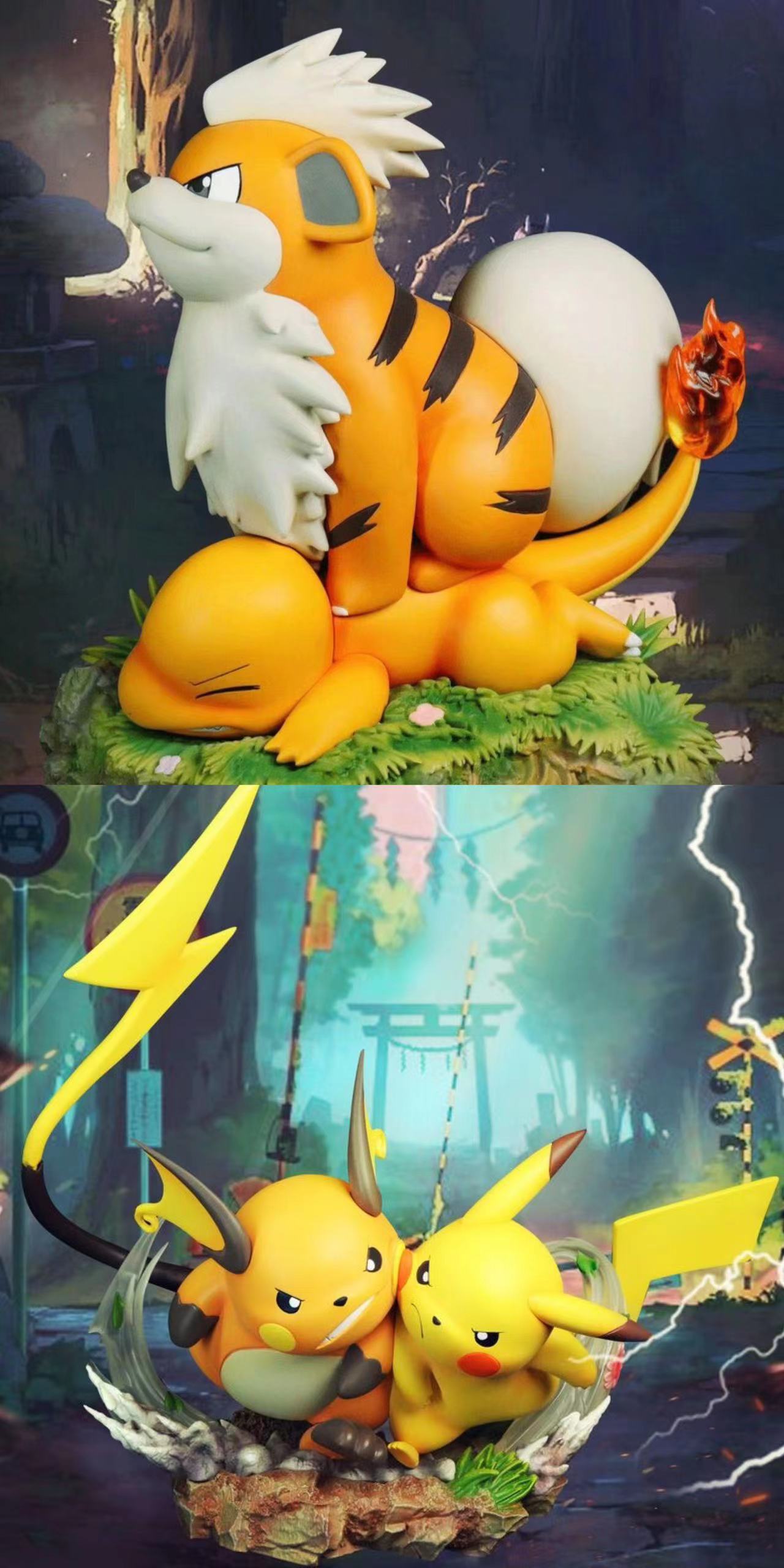 【Pre-sale】Race Pikachu & Enormous Weight Growlithe-Pokemon-Wasp Studio