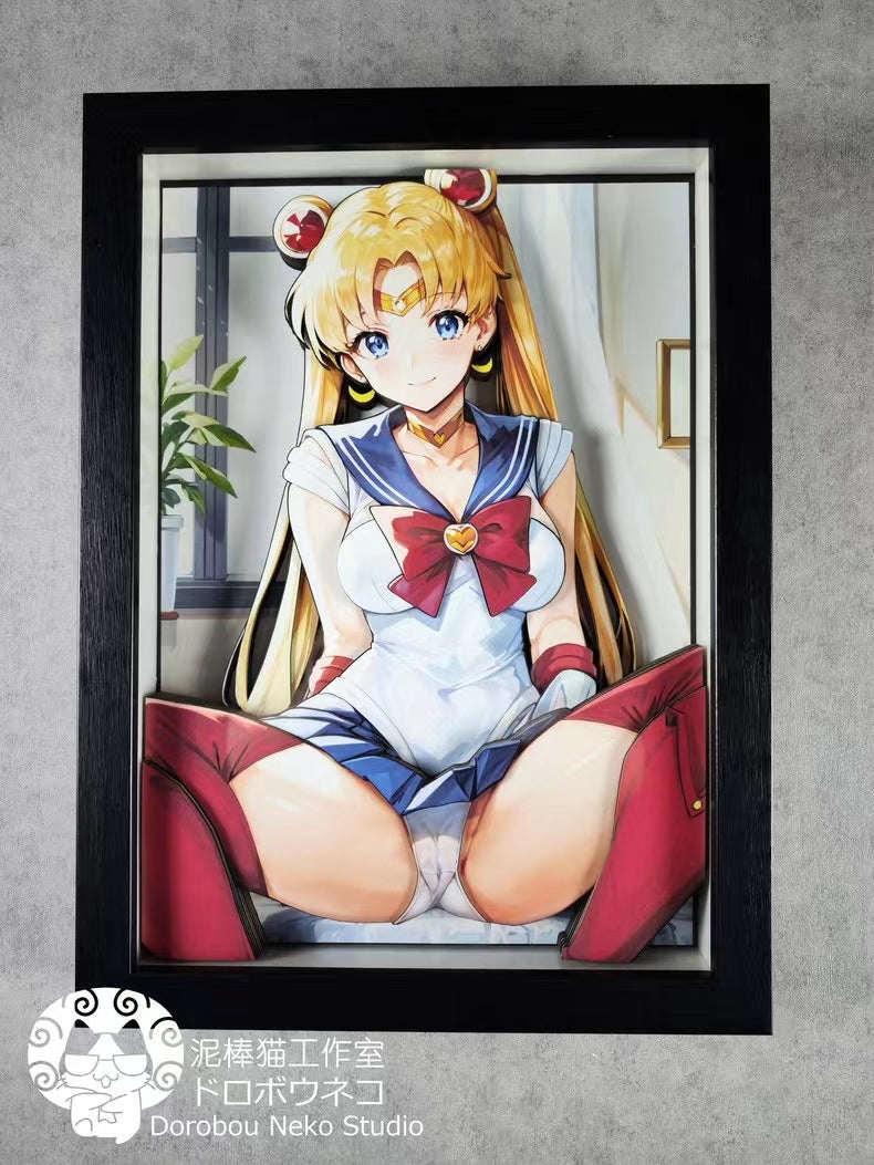 【In stock】DSMG-017 Decorative Painting of Tsukino Usagi-Sailor Moon-Dorobou Neko Studio