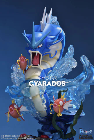 【Sold out no more】Gyarados Family-Pokemon Resin Statue-PCHouse Studio