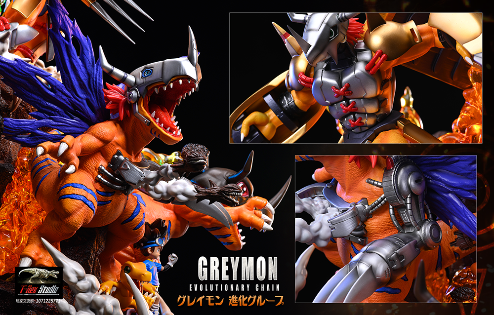 【Pre-sale】Greymon Evolution Chain-T-Rex Studio