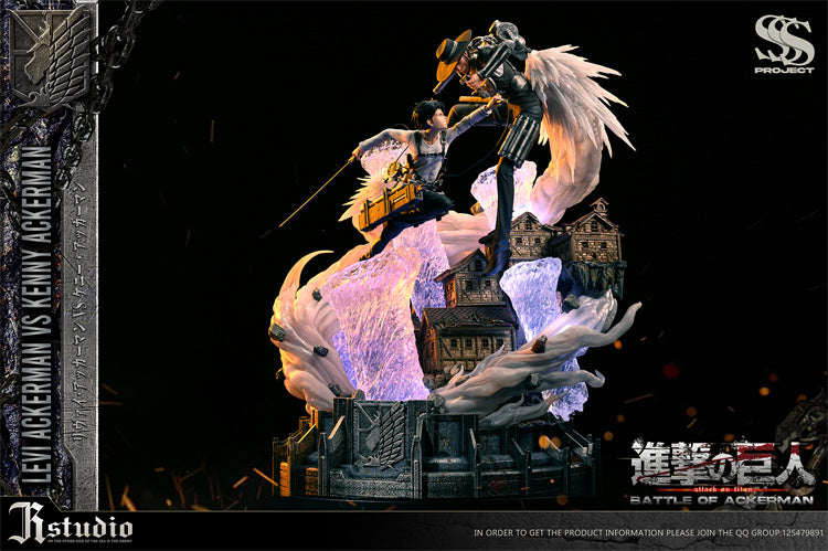 【Sold out】Version A Levi VS Kenny-Attack on Titan-JR Studio