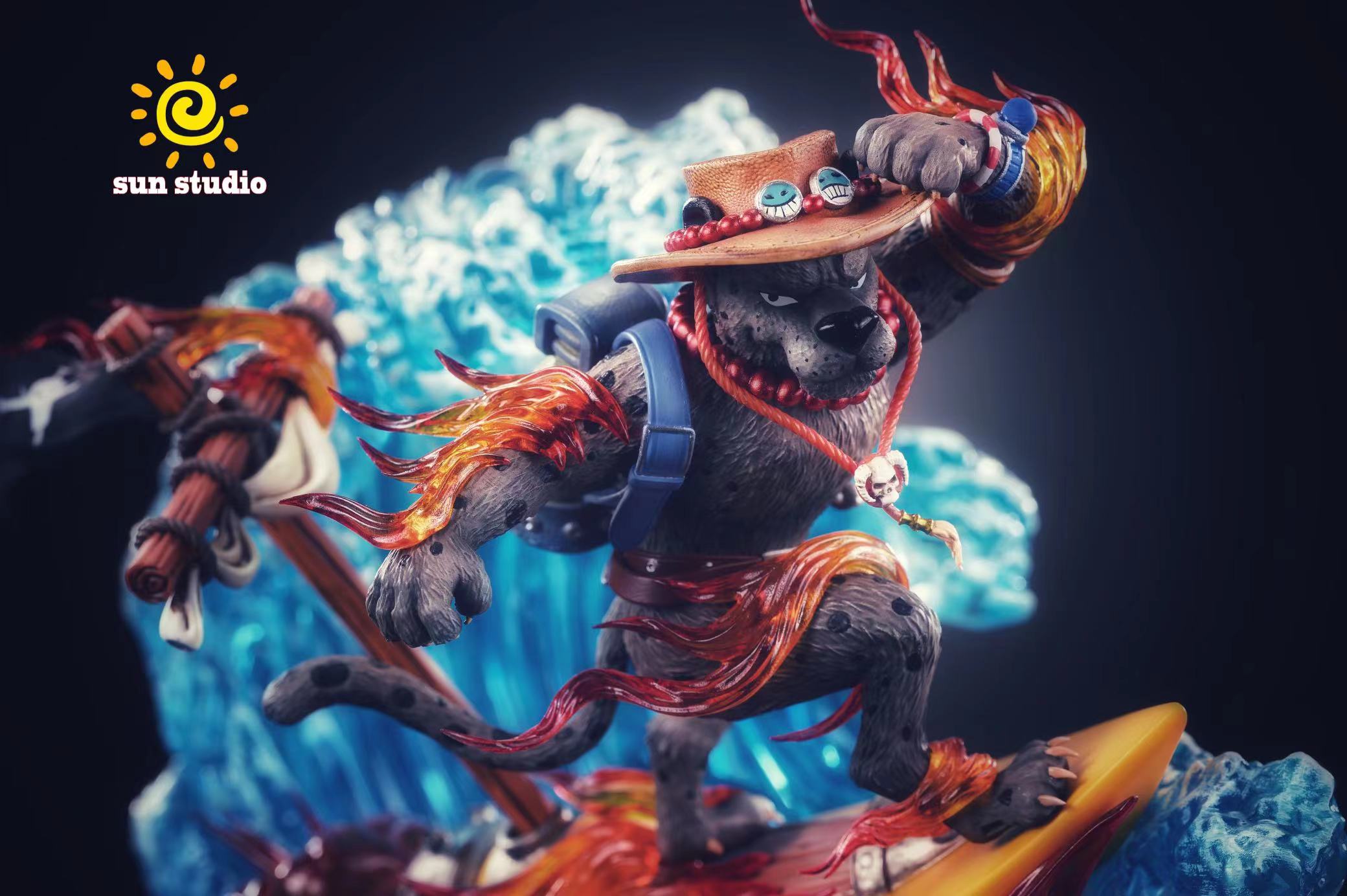 【Pre-sale】Black Leopard Ace & Striker-One Piece-Sun Studio