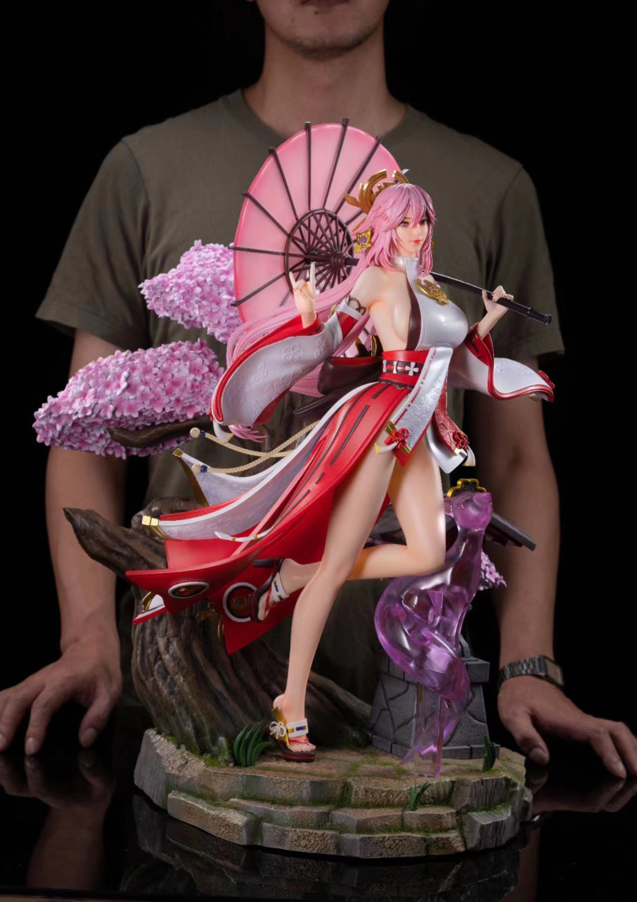 【Pre-sale】1/4 Scale Yae Miko with LED-Genshin Impact- NA Studio