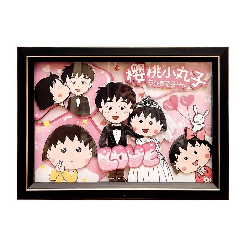 【In Stock】Decorative Paint of Wedding of さくらももこ-Chibi Maruko-chan-momo Studio