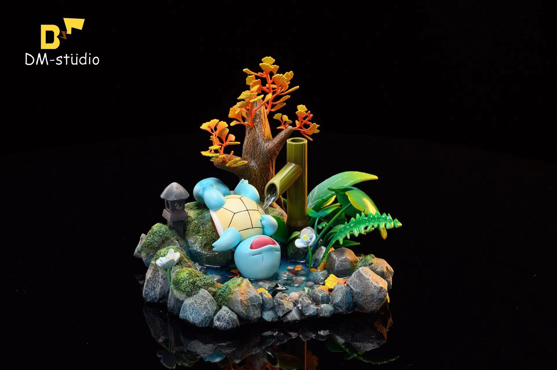 【In stock】Sleeping Squirtle - Pokemon Resin Statue - DM Studios