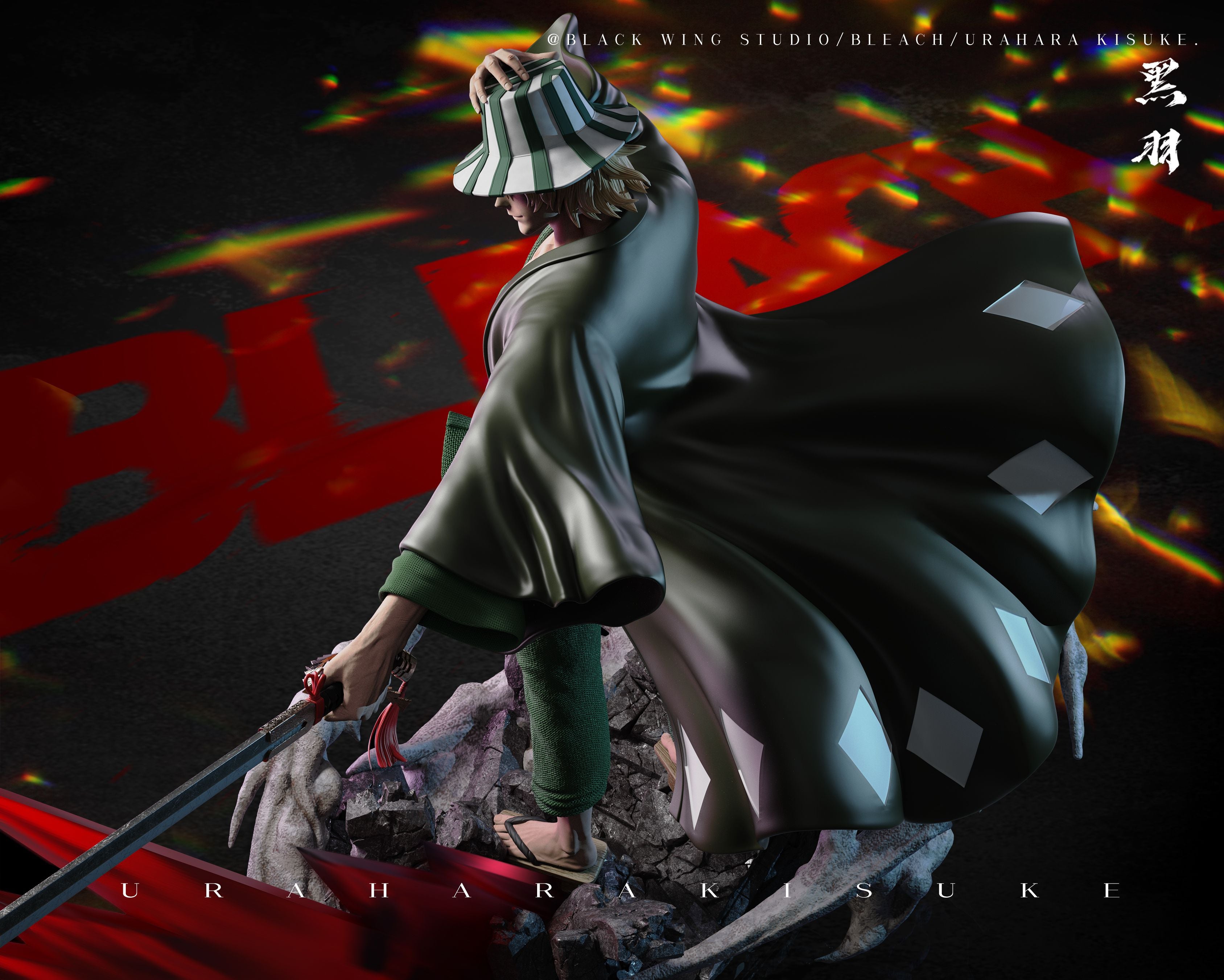 【In stock】 1/6 Scale Urahara Kisuke-BlackWings Studio
