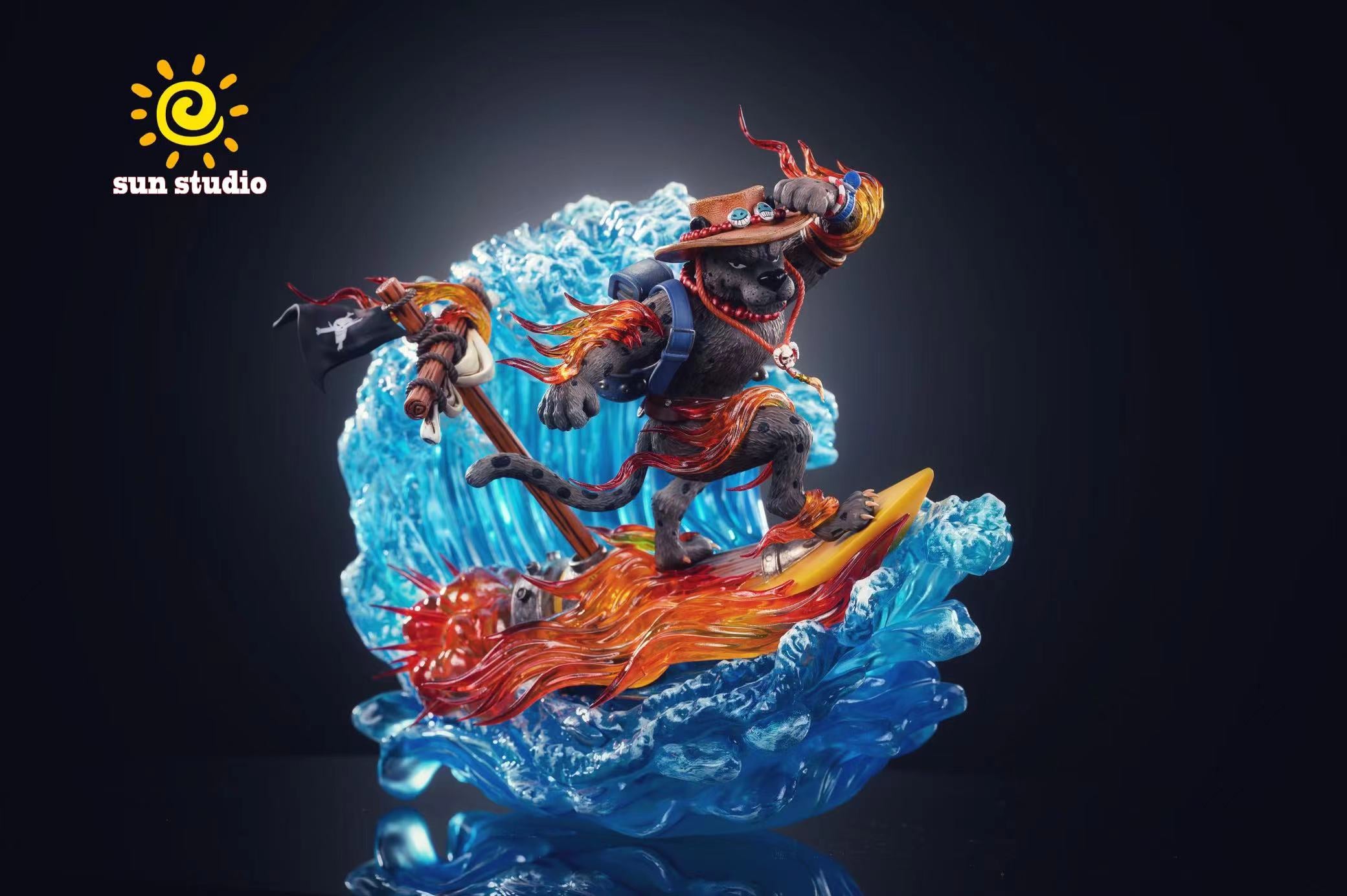 【Pre-sale】Black Leopard Ace & Striker-One Piece-Sun Studio