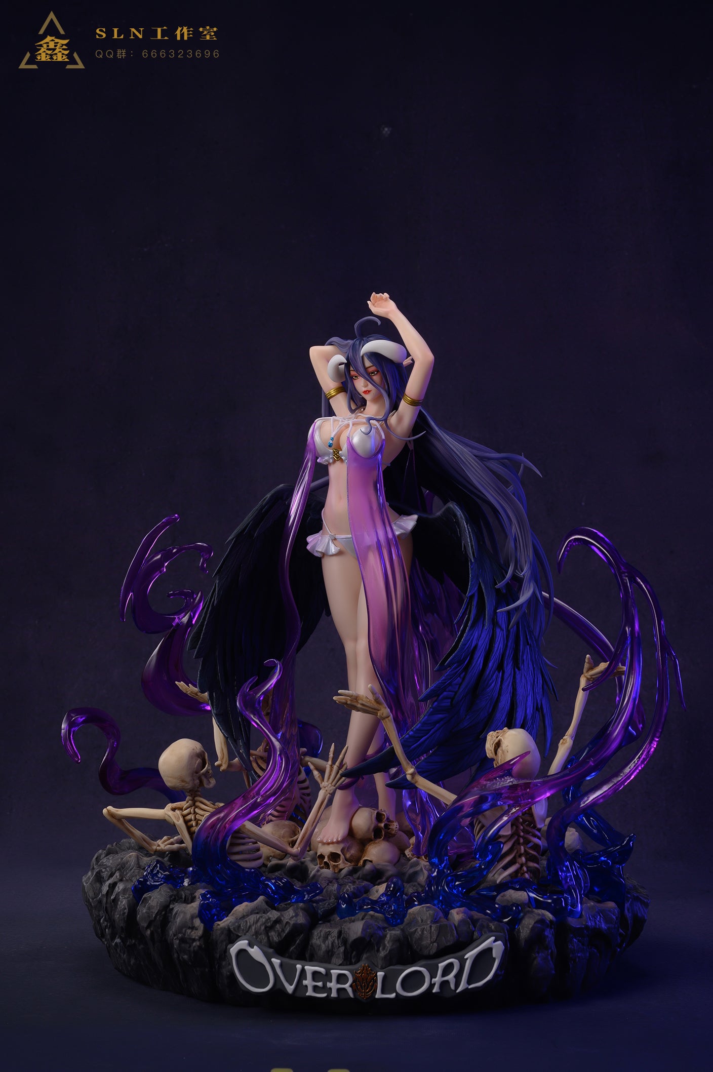 【Pre-sale】1/4 Scale Albedo-Onmyoji Official Statue-SLN Studio
